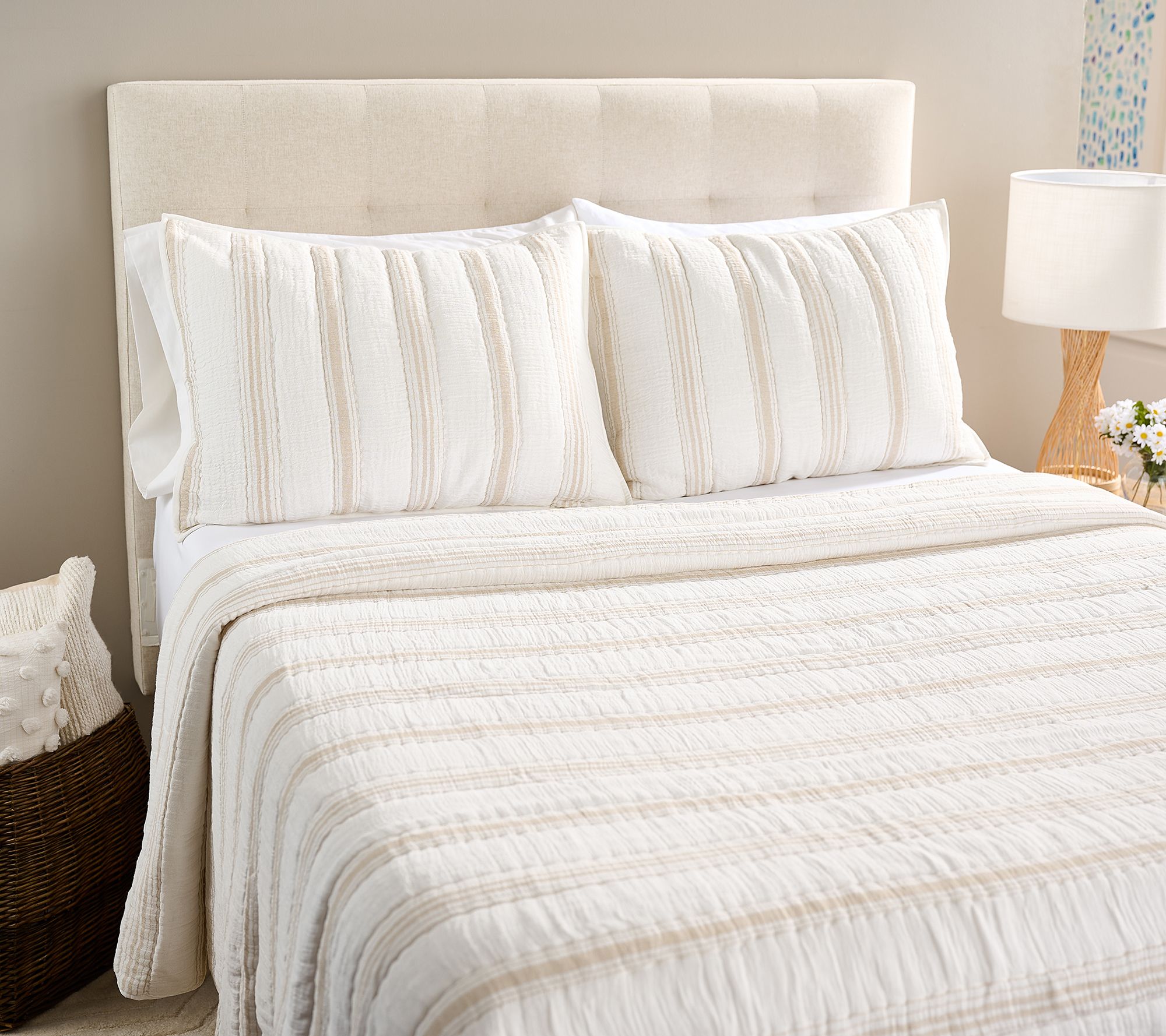 Full/Queen Coverlet and Sham Set by Lauren McBride