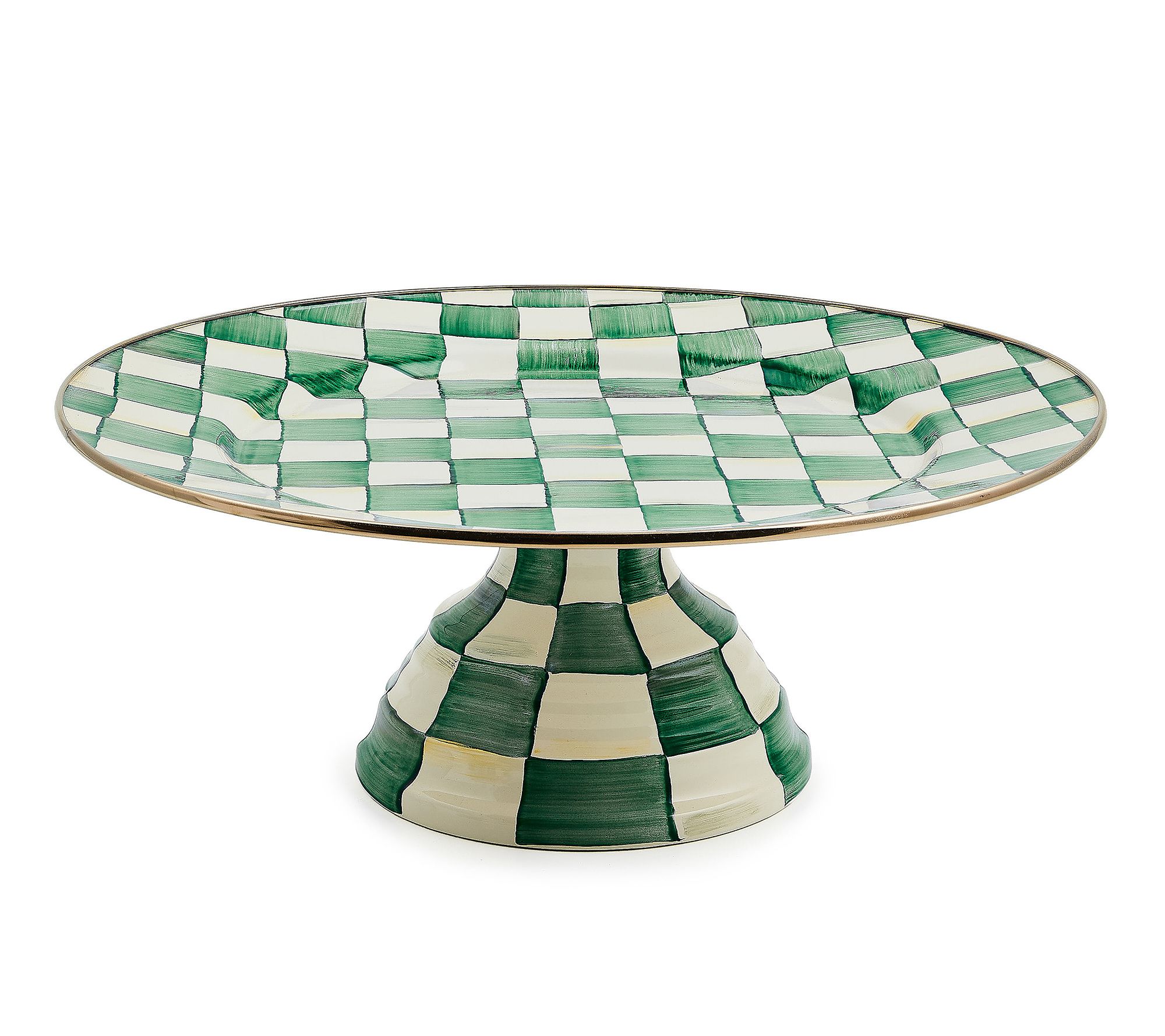  MacKenzie- Childs Large Pedestal Platter