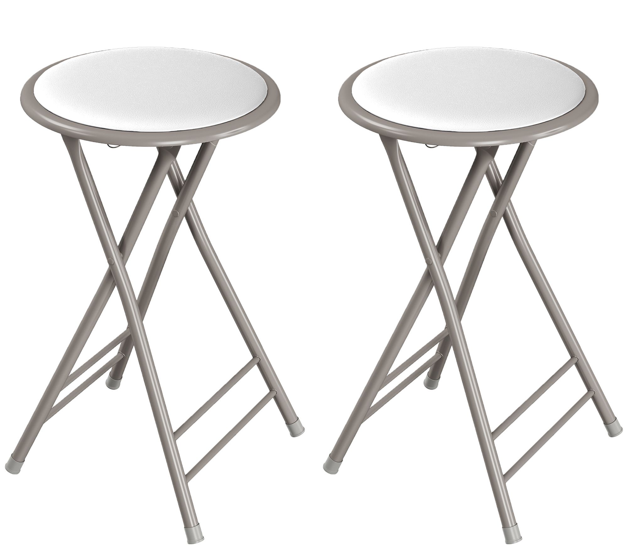 Trademark Home 2 Counter Height 24" Backless Bar Stools