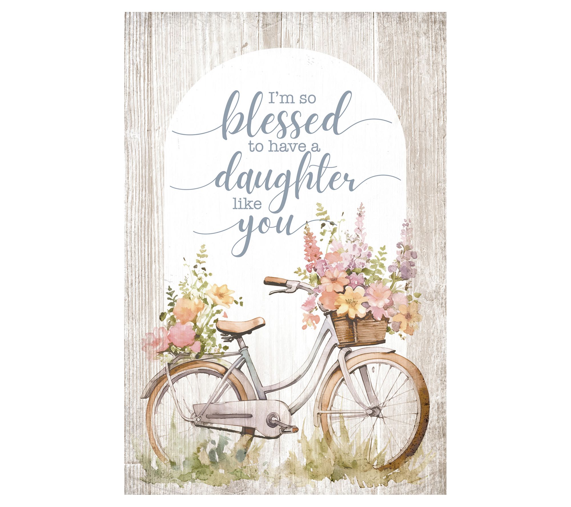 Dexsa I'm So Blessed Daughter Wood Wall Plaquewith Easel