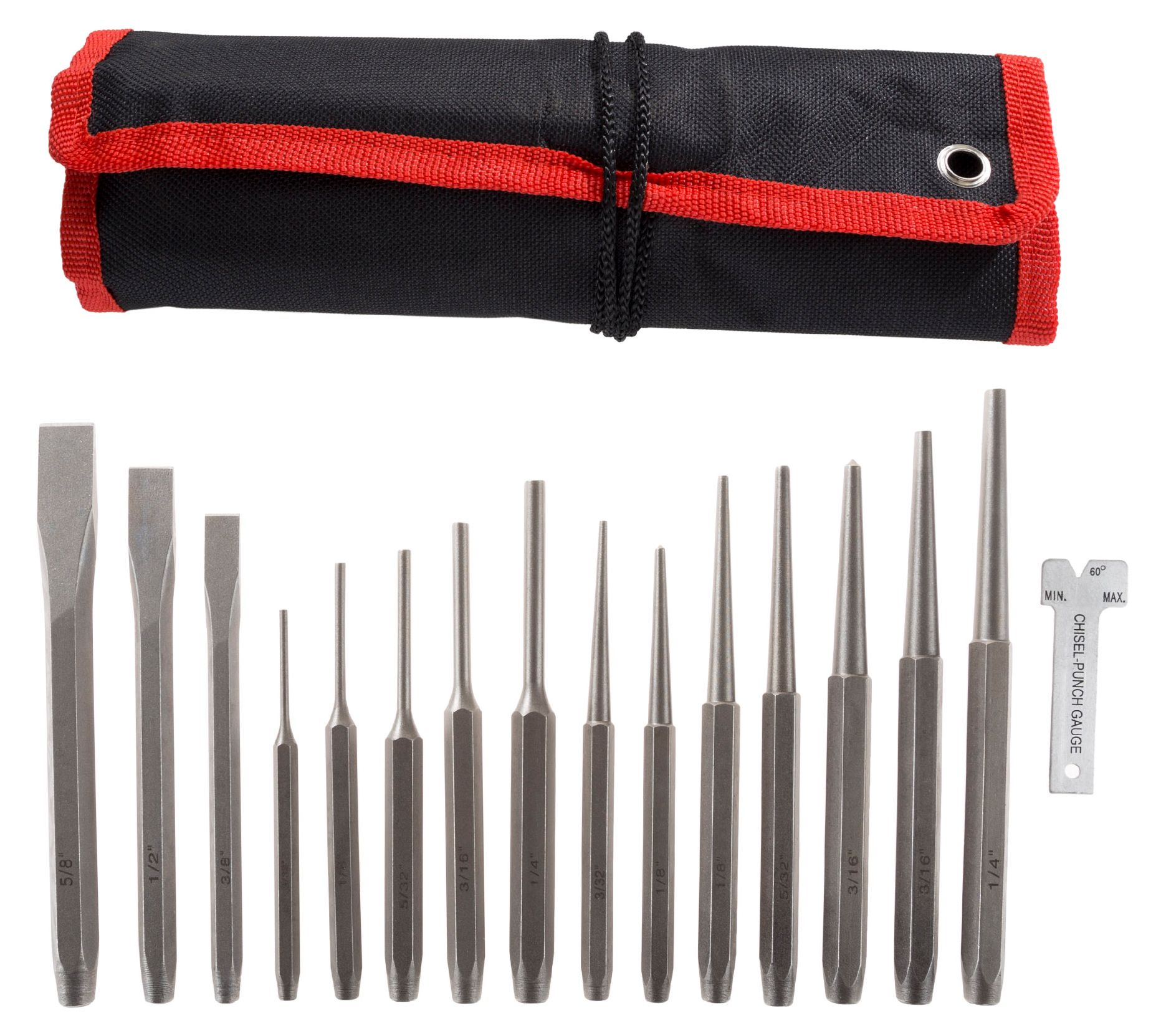 Stalwart Punch and Chisel Set 16 Pieces