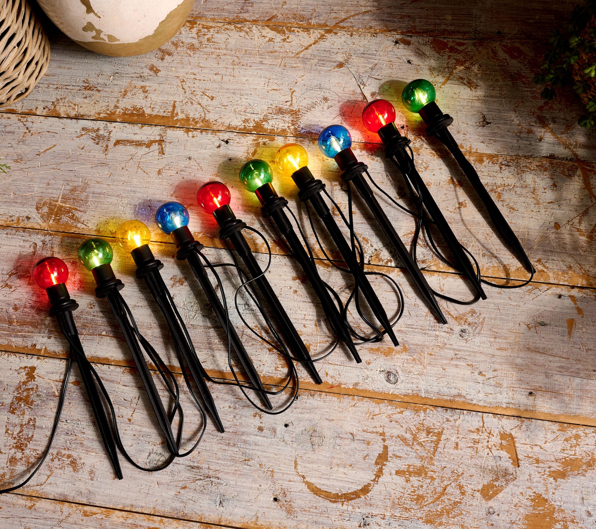 Bethlehem Lights 20' Globe Pathway Lights with Stakes