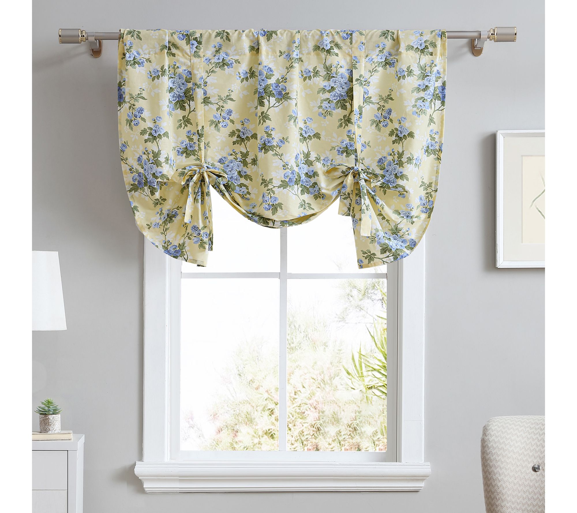 Laura Ashley Cassidy 50X25 Floral Window Valance