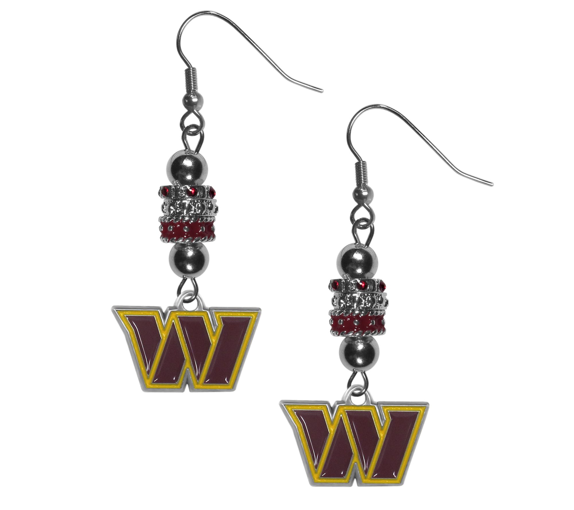 Siskiyou Sports NFL Euro Bead Earrings