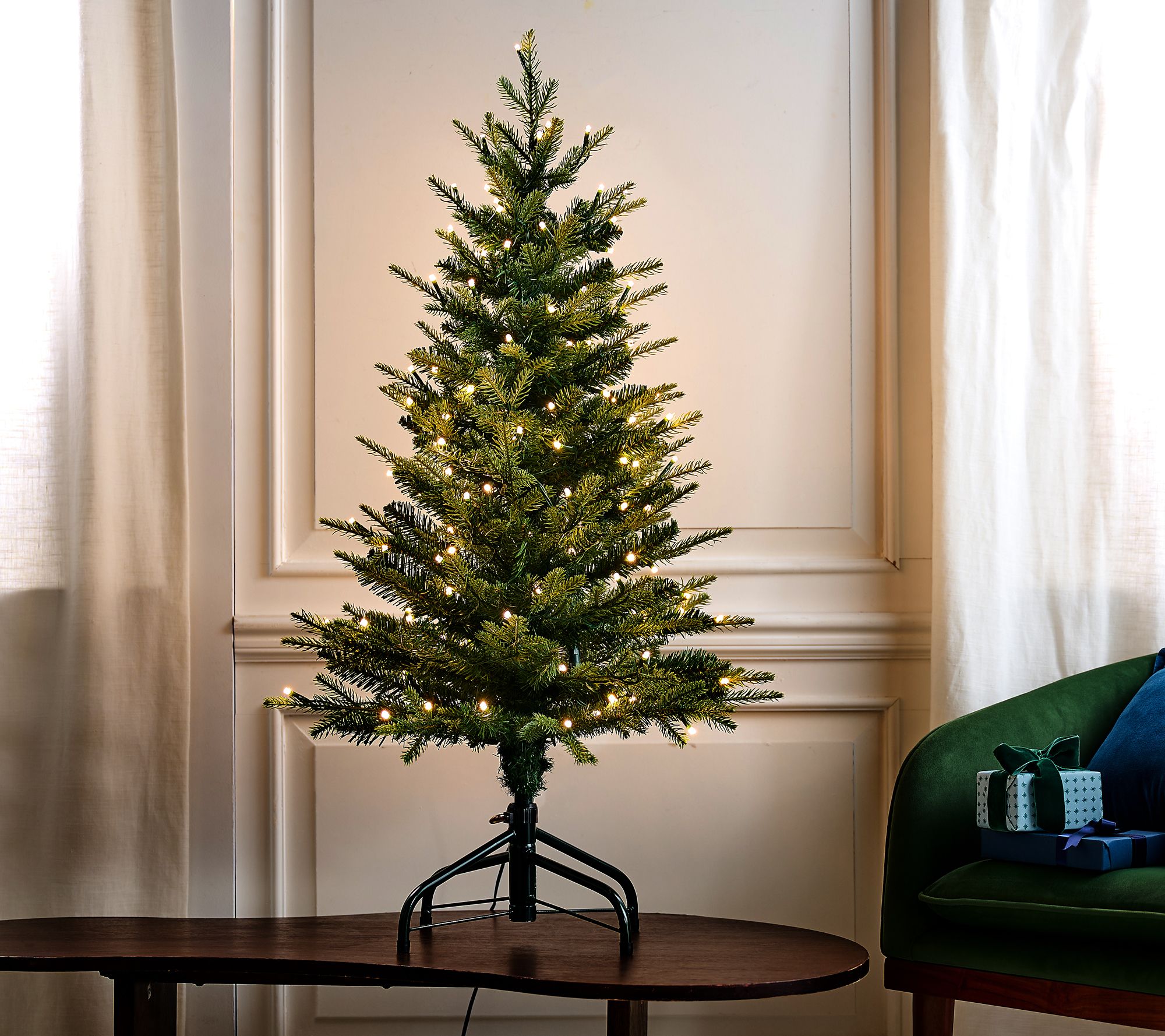 Bethlehem Lights 3.5' Indoor/Outdoor Mini Tree w/ 4-in-1 LEDs