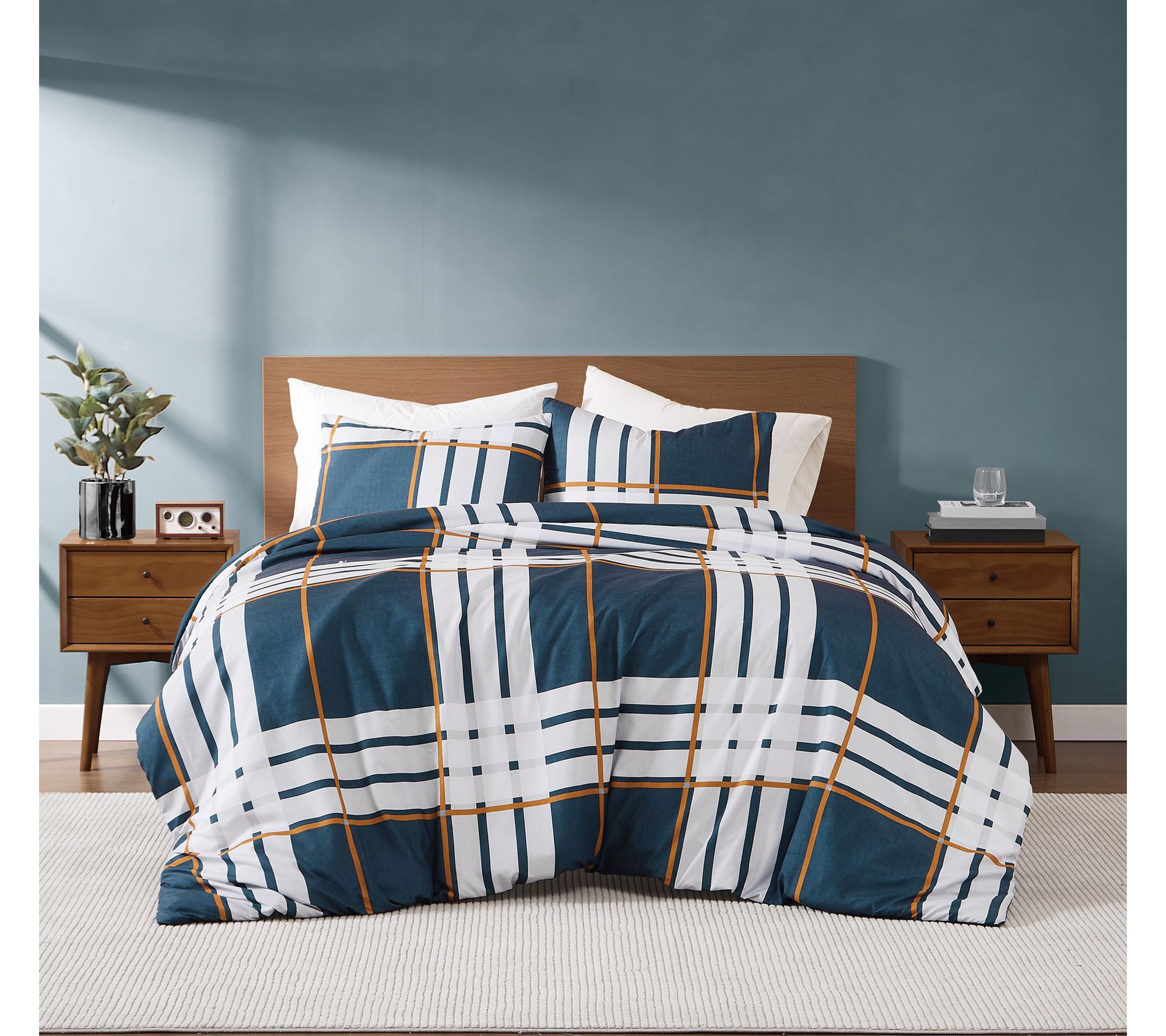 Truly Soft Henry Plaid 3 Piece Full/Queen Comforter Set