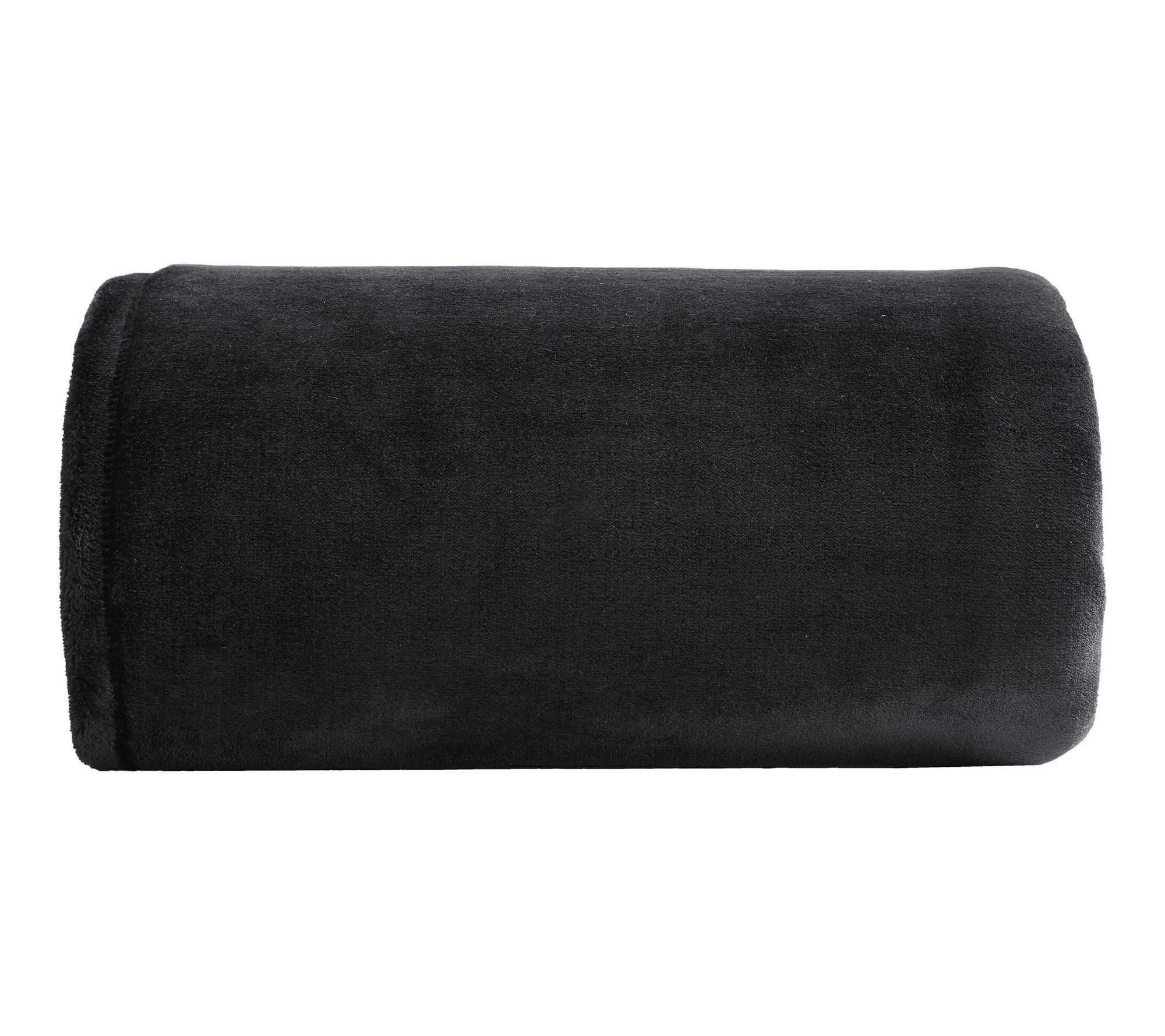 Eddie Bauer Ultra Soft Plush Black Flannel TwinBlanket