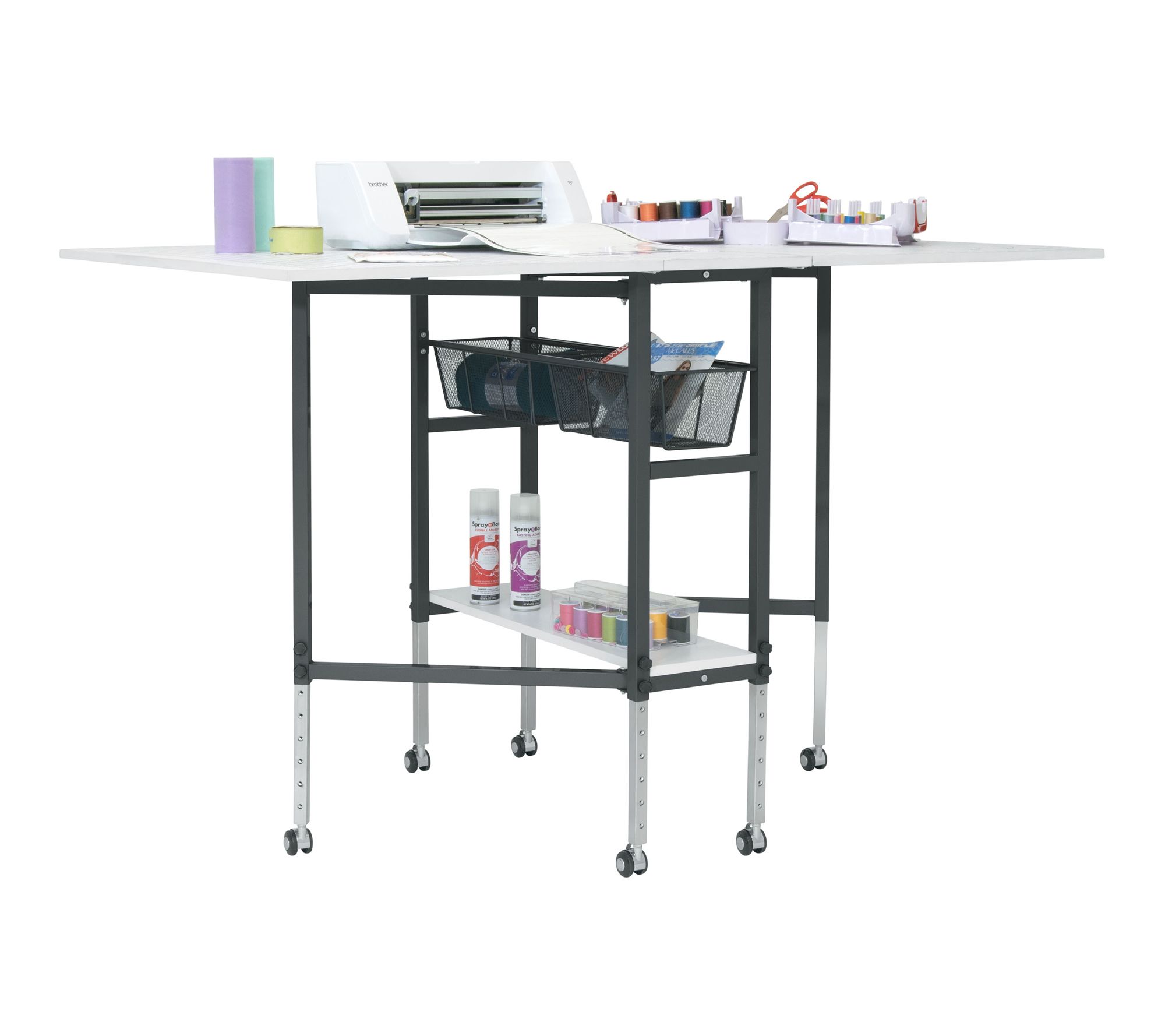 Sew Ready Cutting Table with Sewing Board Grid