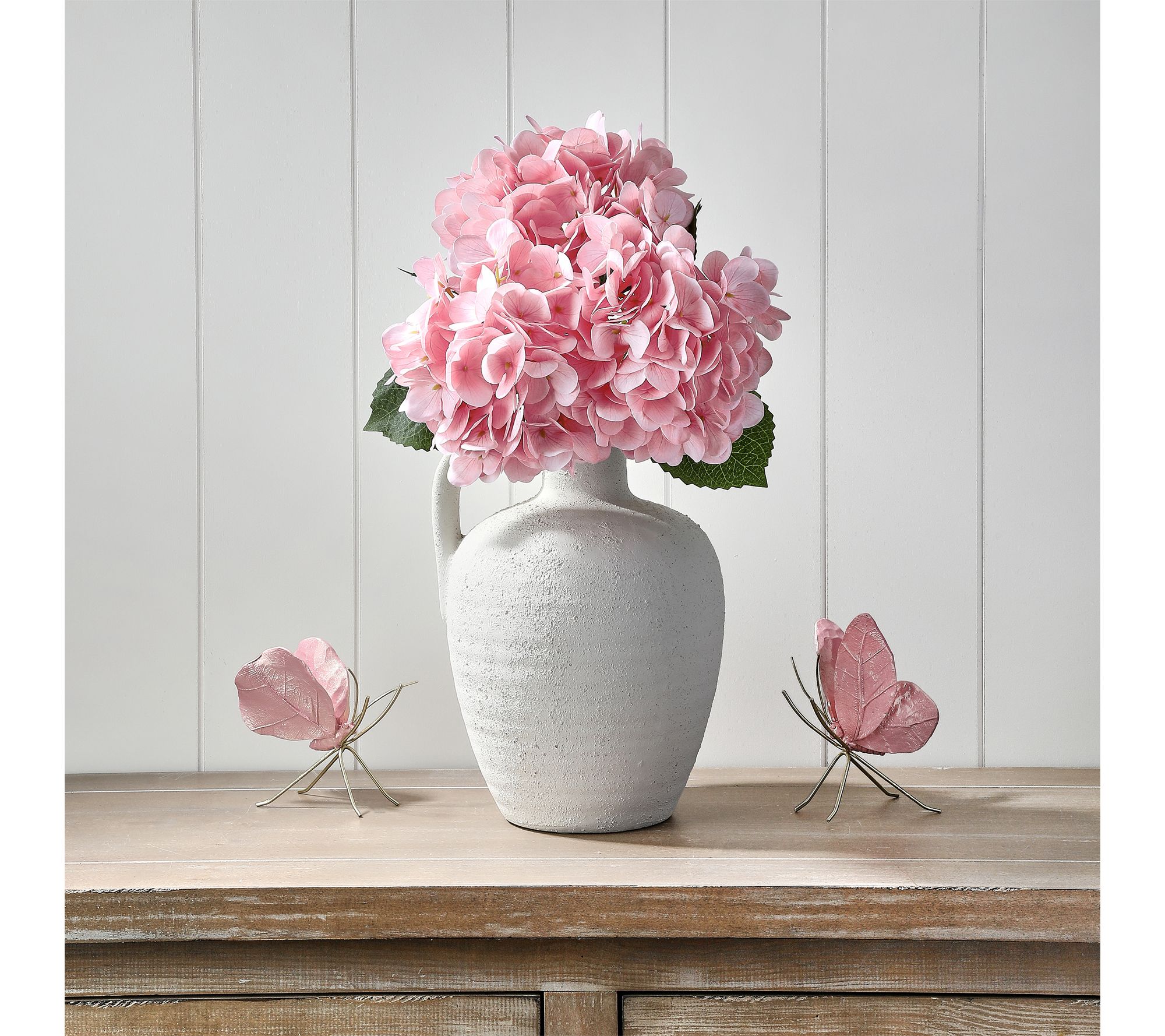 18" Natural Touch Hydrangea Bundle By Valerie