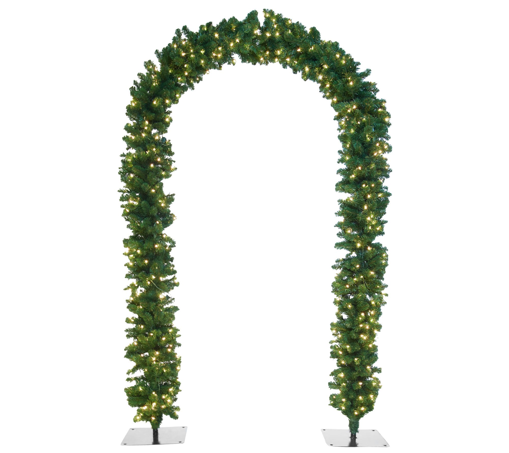 Bethlehem Lights 96 Illuminated Green Arch Qvc Com