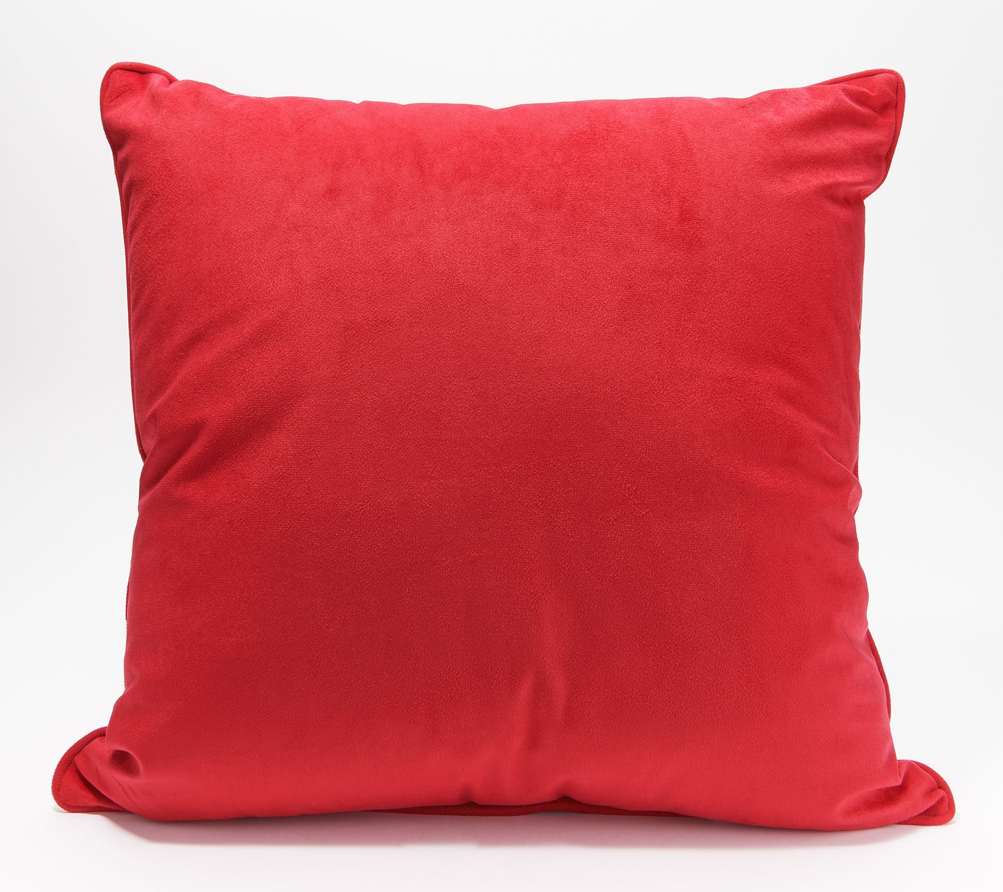 Home Reflections 20" x 20" Embroidered Holiday Pillow