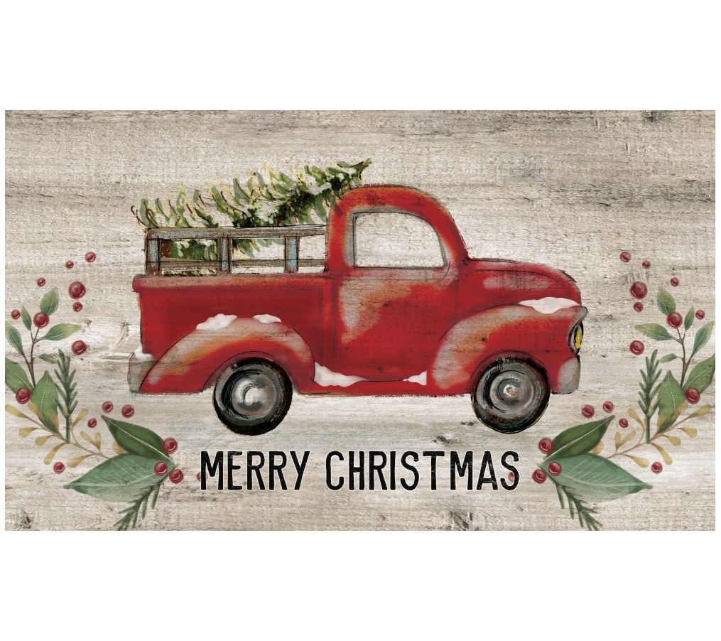 Young's Inc. Christmas Truck Wall Decor