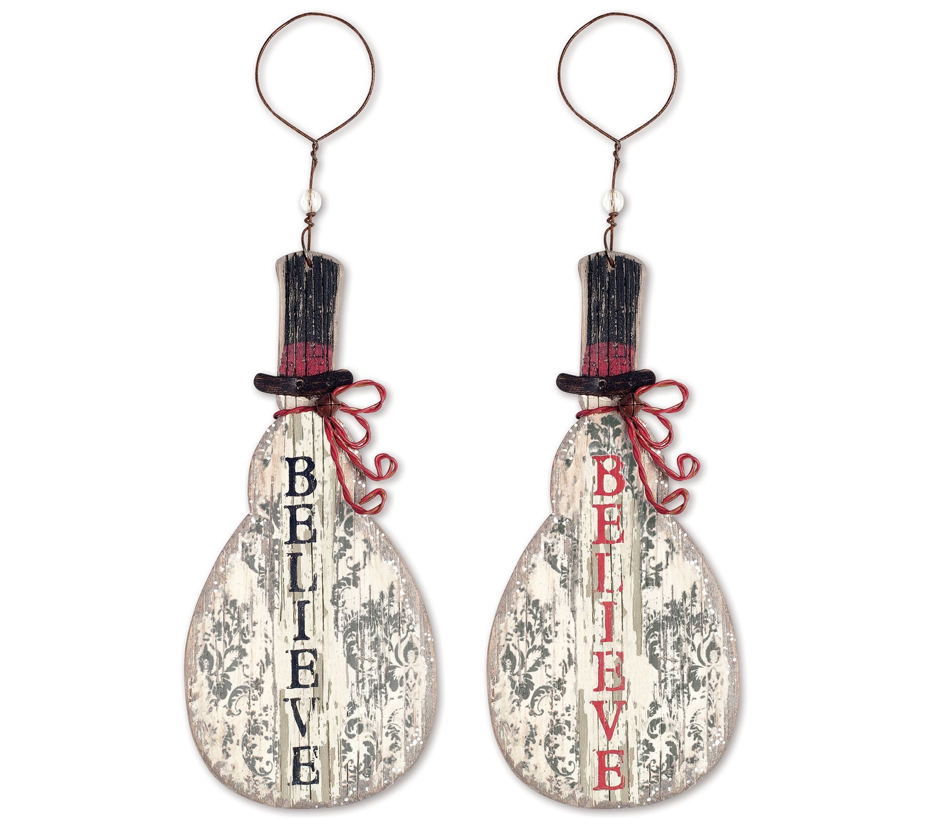 SVD Snowman ornaments (set of 2)