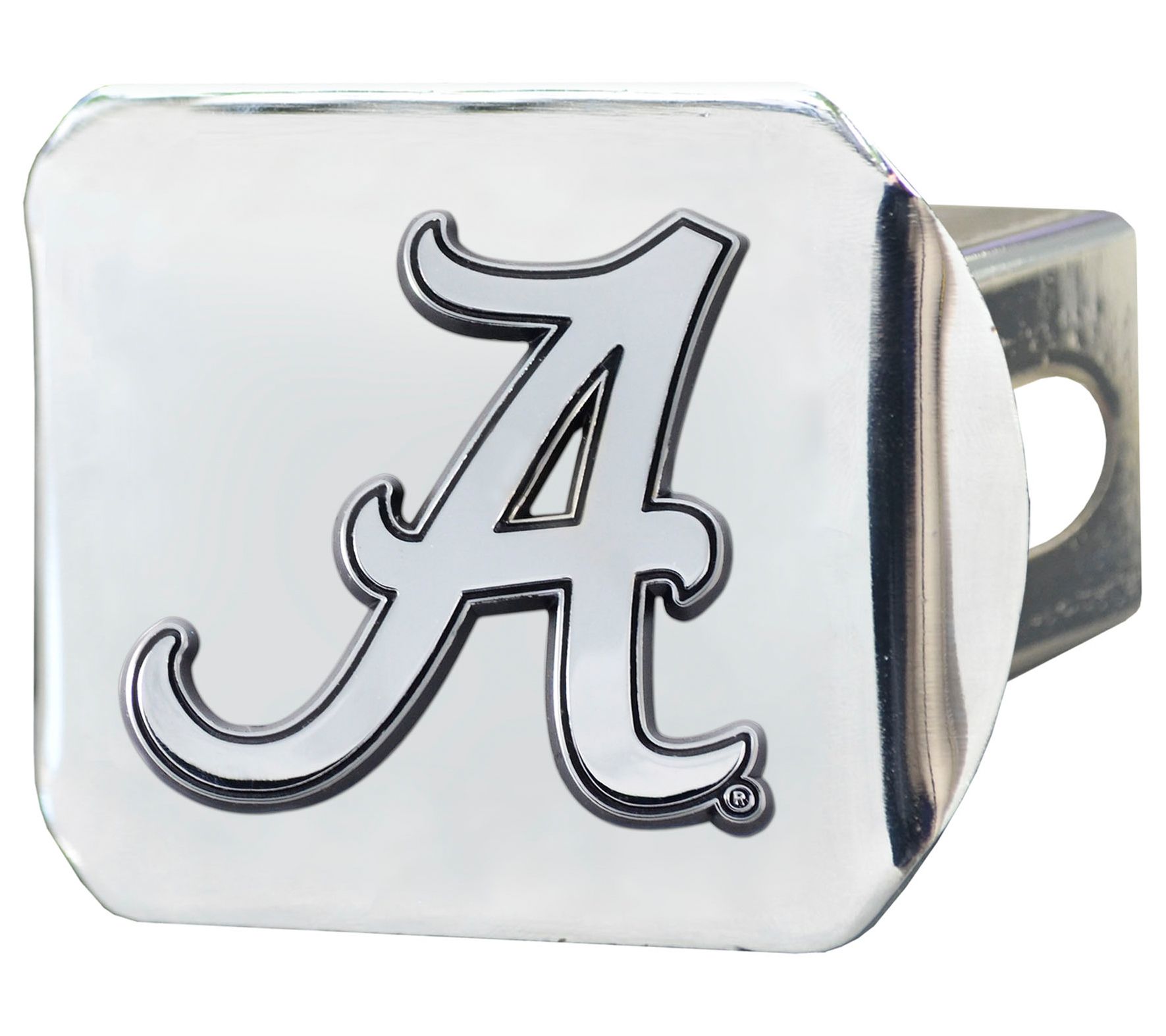 FANMATS NCAA Chrome Hitch Cover with Chrome Emb lem