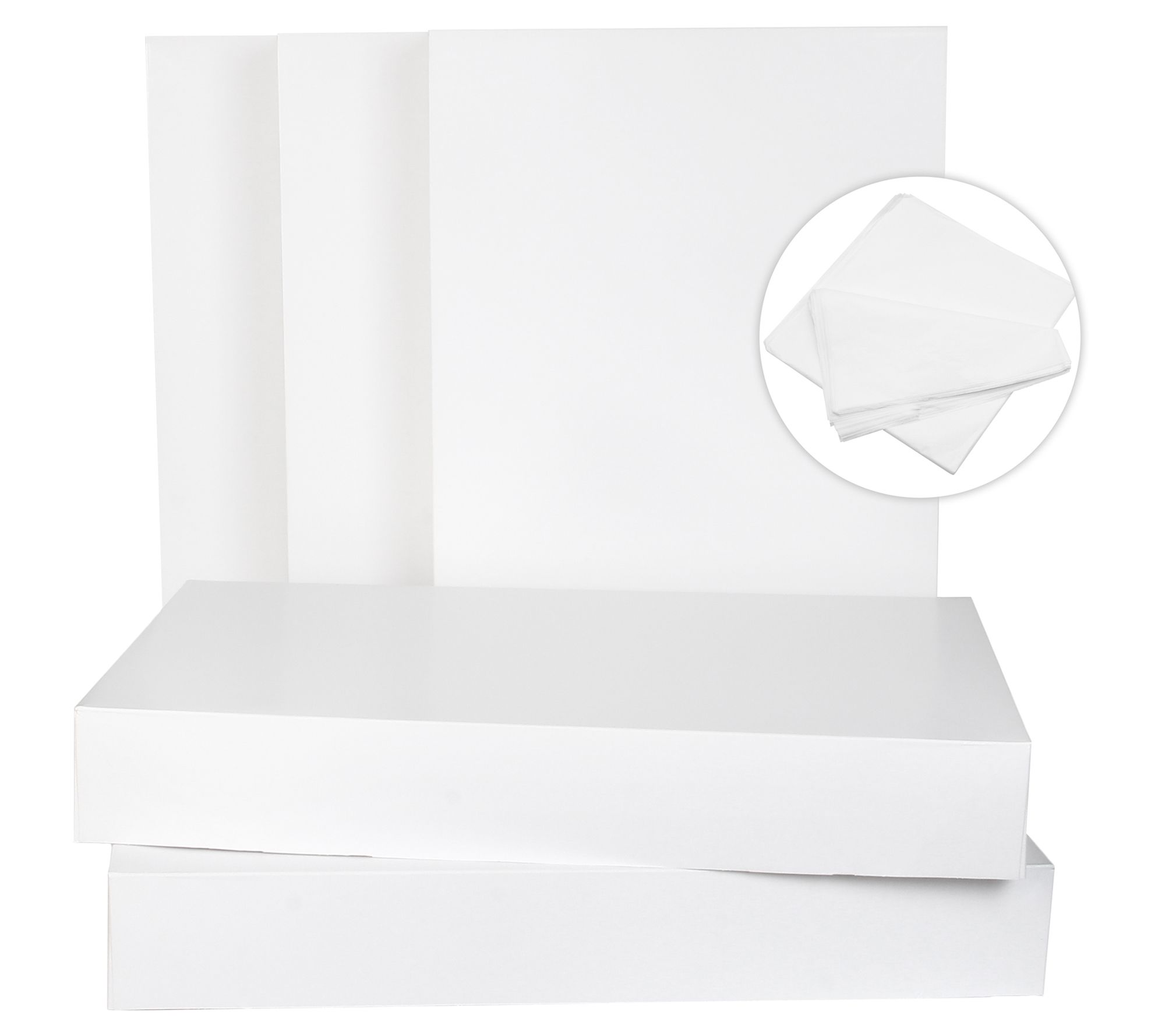 Joyin 12Count White Cardboard Gift Boxes