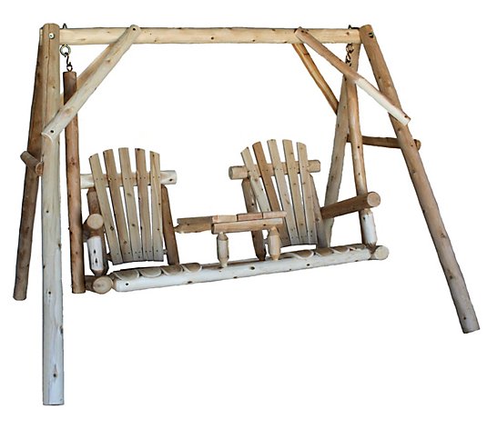Lakeland Mills Tete-a-Tete Yard Swing with Stand