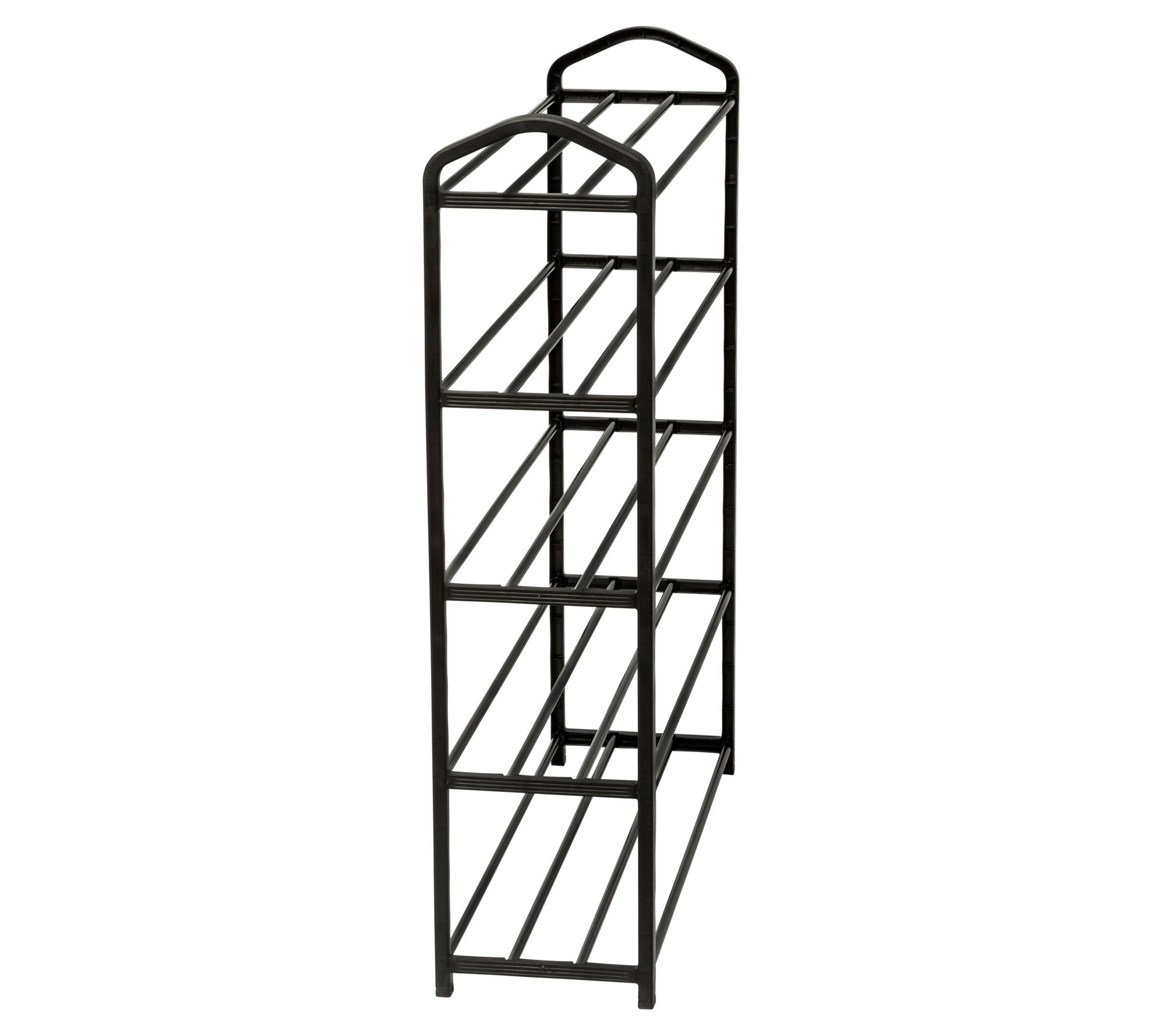 Honey Can Do 5Shelf Black Wire Shoe Rack
