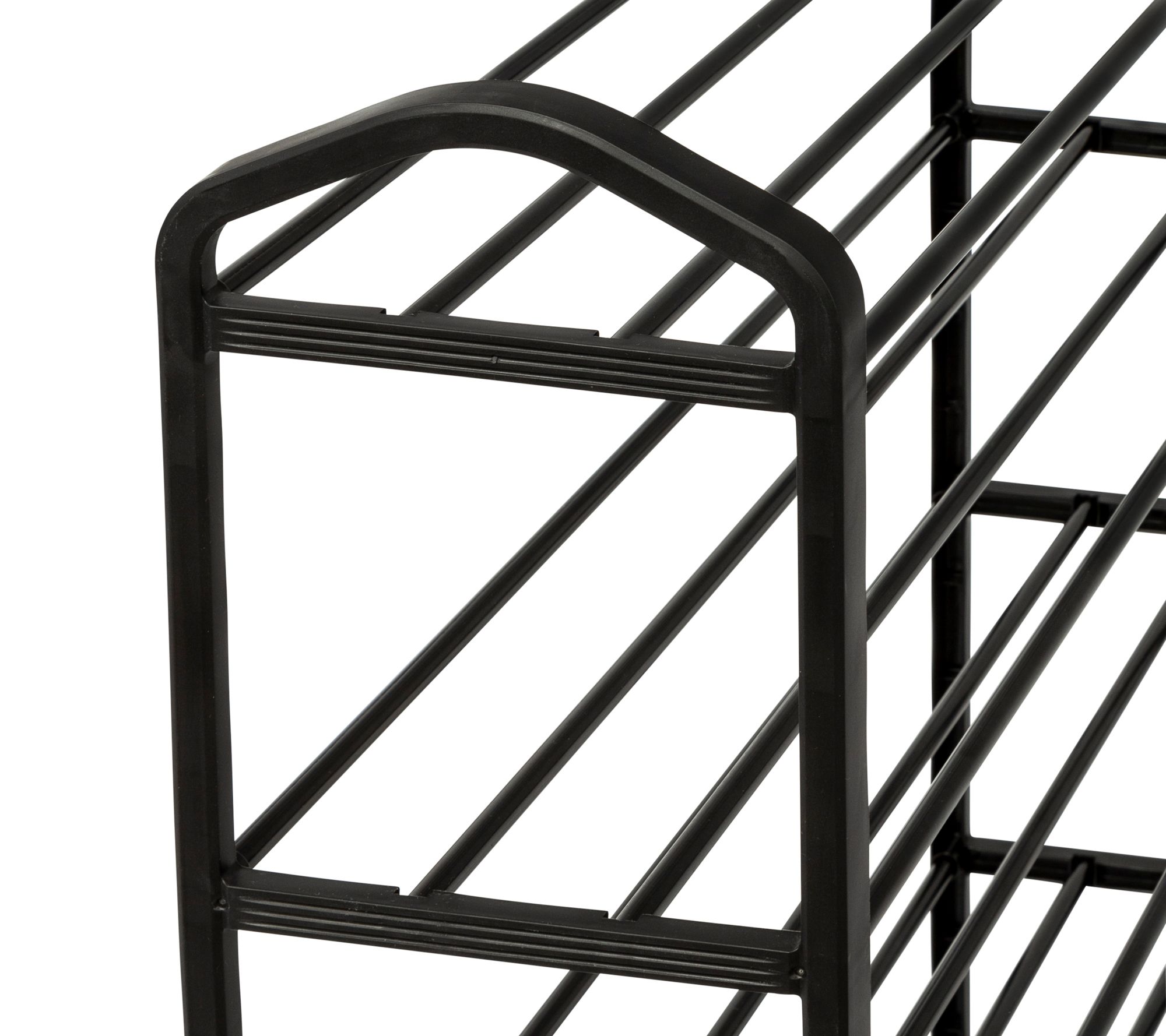 Honey Can Do 5Shelf Black Wire Shoe Rack