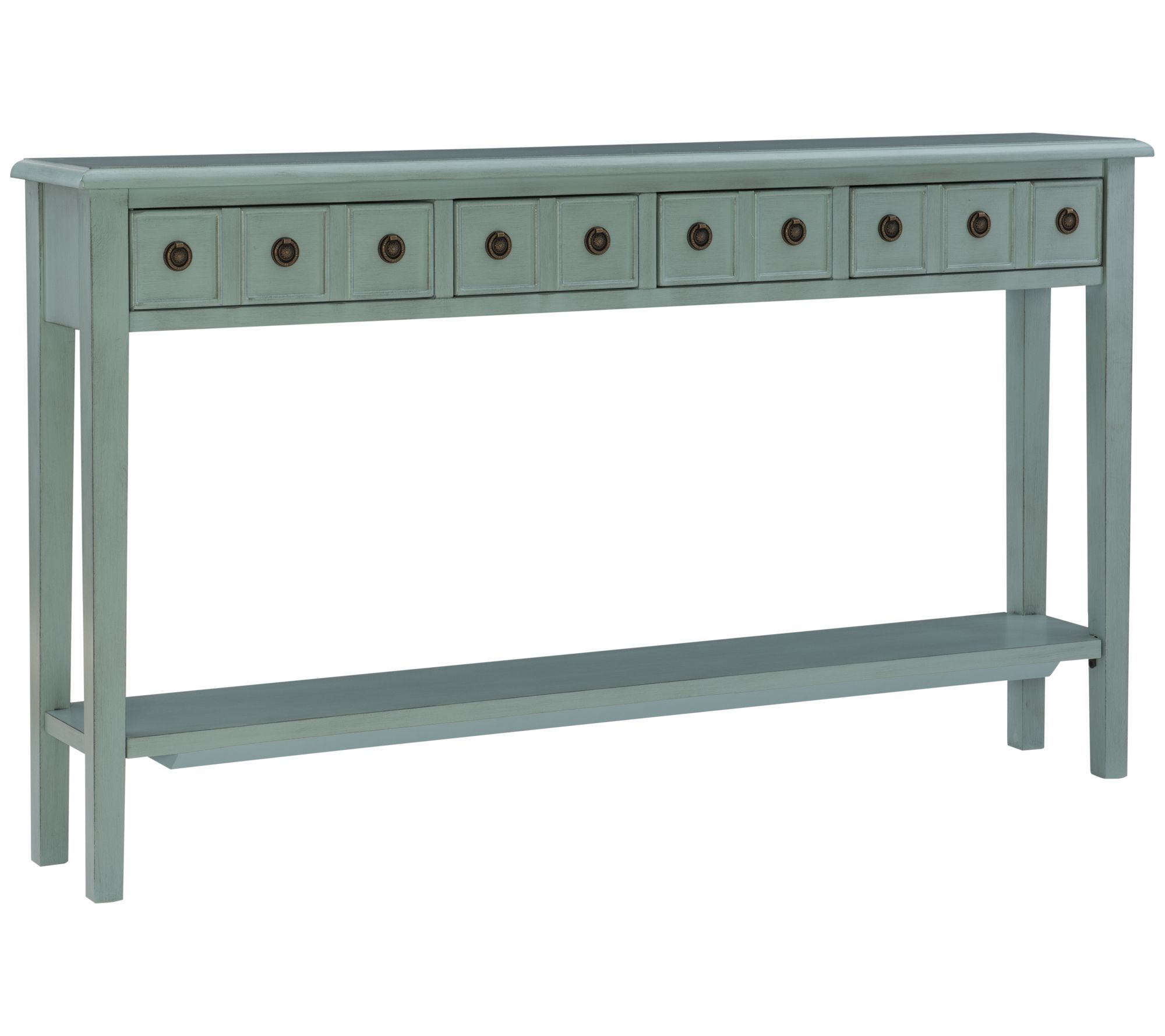 Powell Home Fashions 60" Wilsher 4-Drawer Console Table