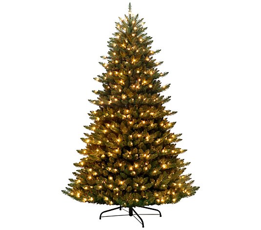 7.5' Prelit Colorado Pine Tree Christmas Tree 700 Clear Lights