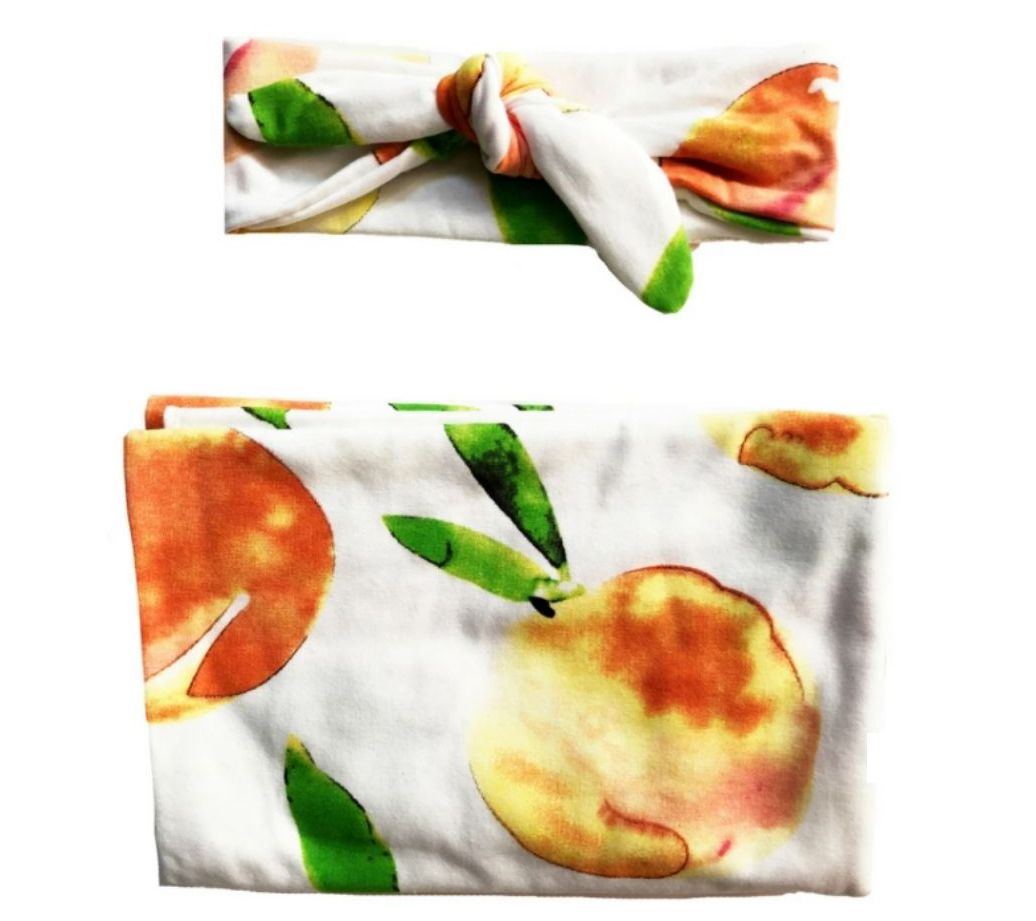 Headbands of Hope Baby Swaddle and Headband Set