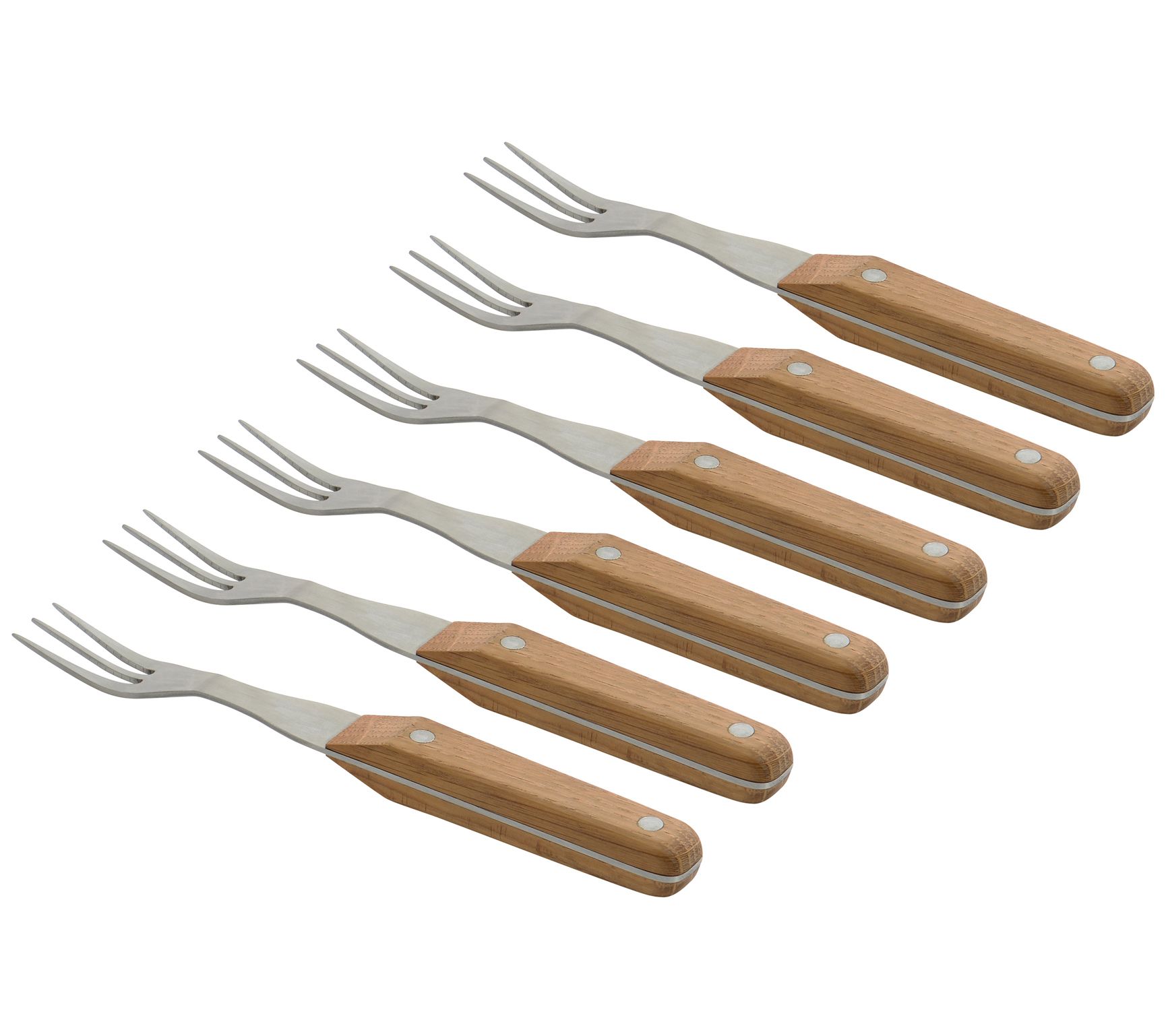 BergHOFF CollectNCook Set of 6 Stainless SteelSteak Forks