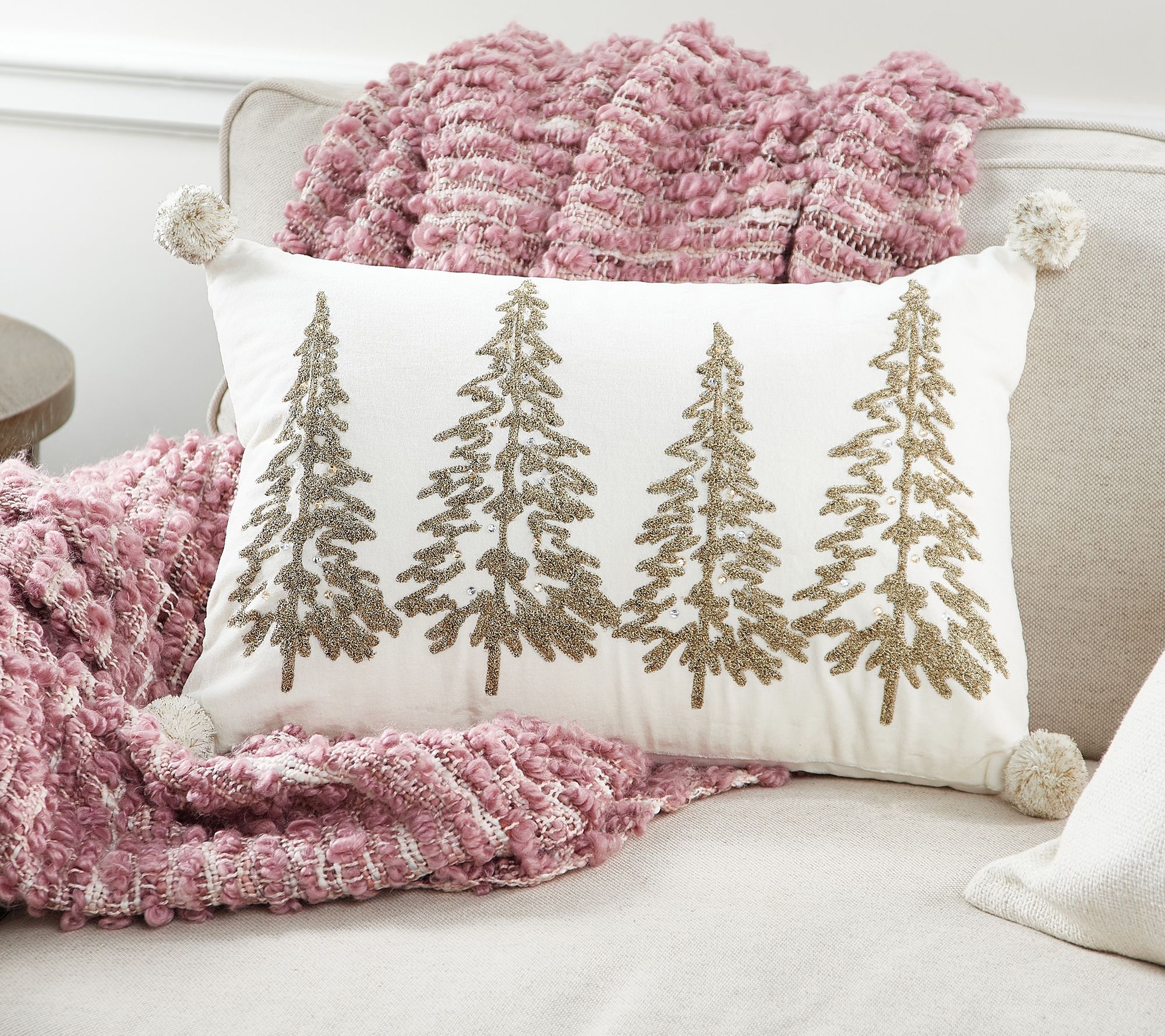 Olivia Sherpa Decorative Pillow, Lush Decor