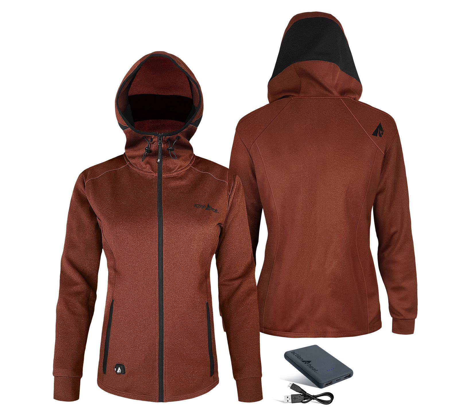 ActionHeat 5V Women's Battery Heated Slim Fit Hodie