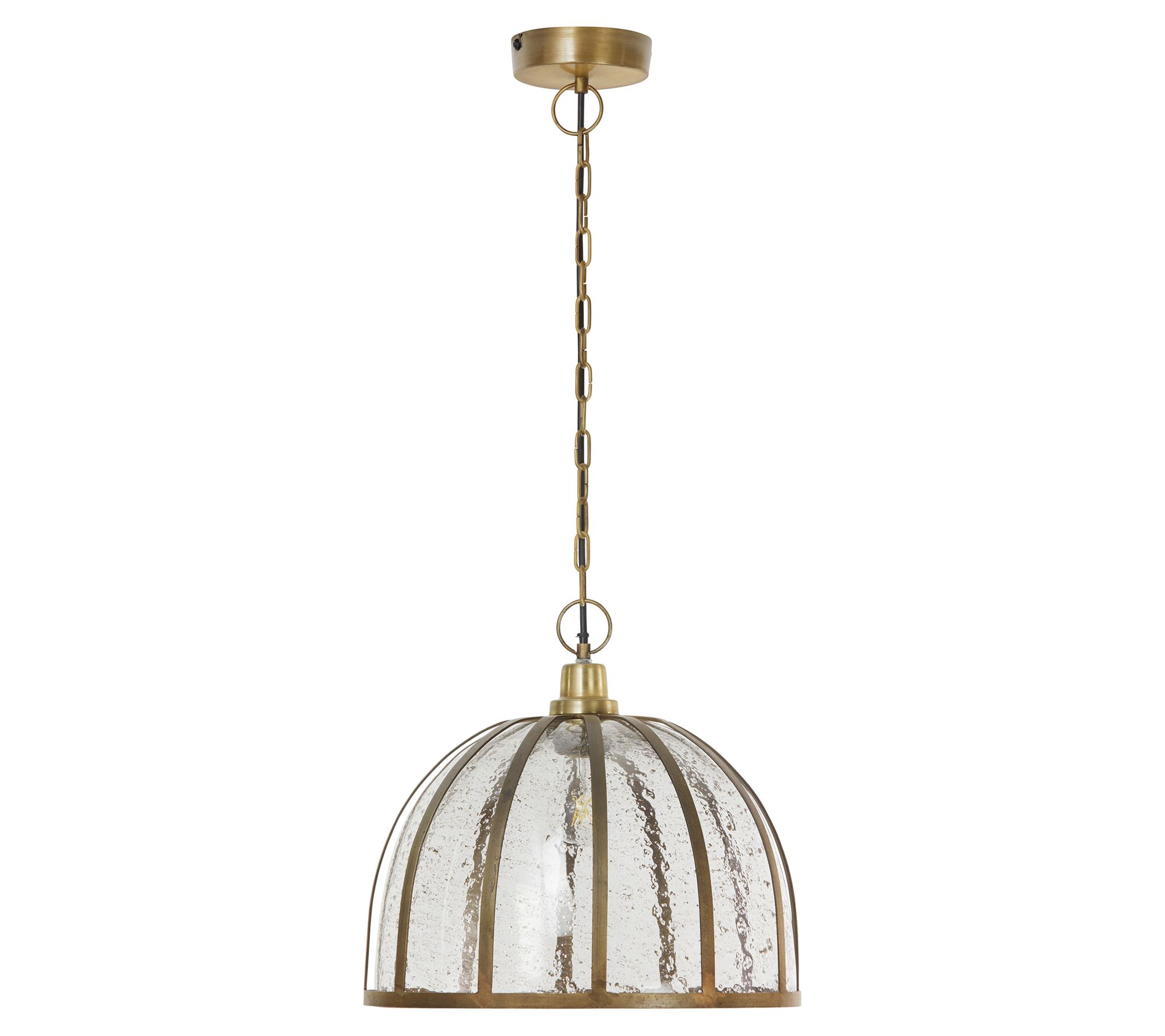 23.5 3-light Bryar Chandelier Brass/crystal - River Of Goods : Target