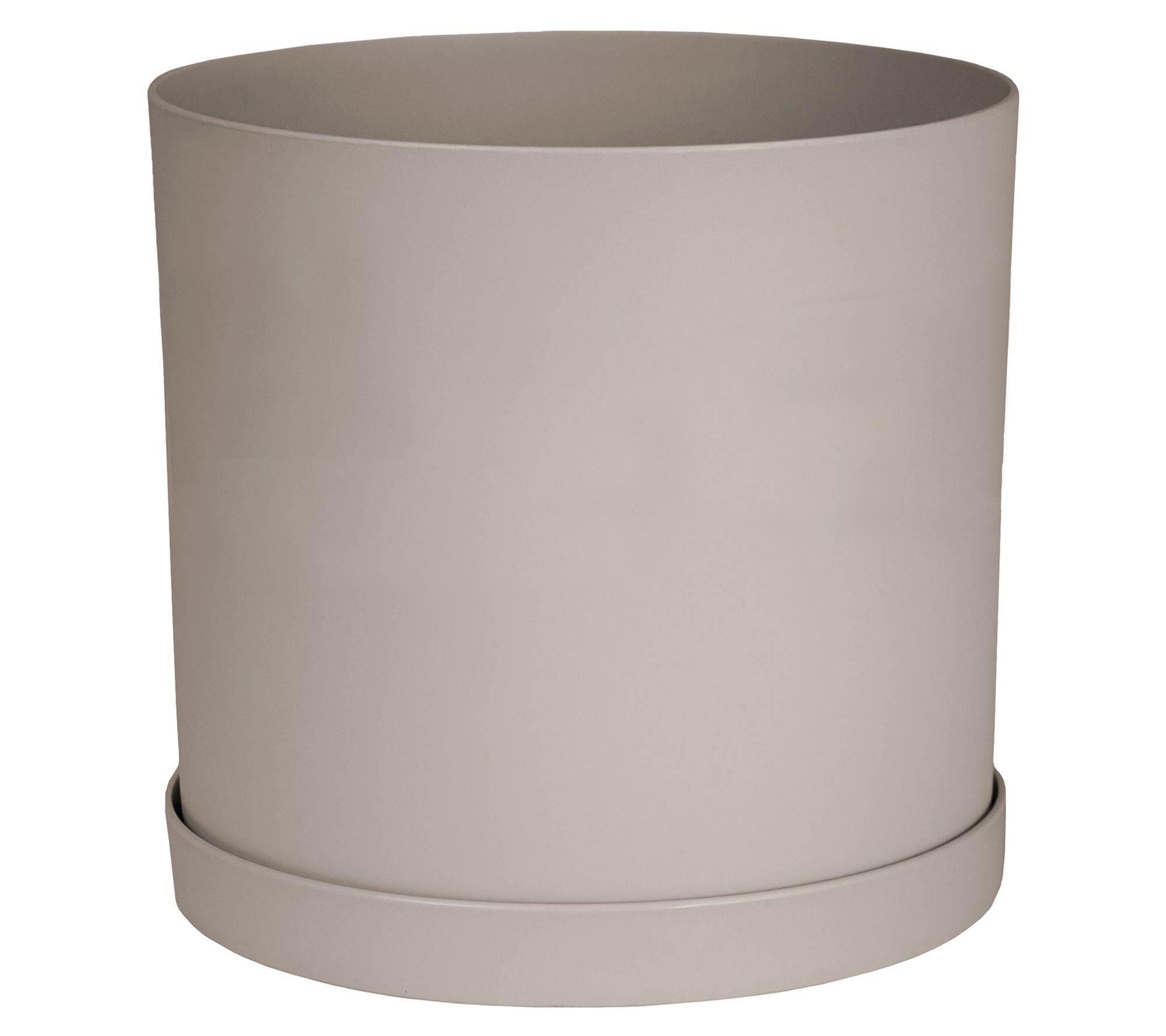 Bloem Mathers Round Planter With Saucer Tray: 12"