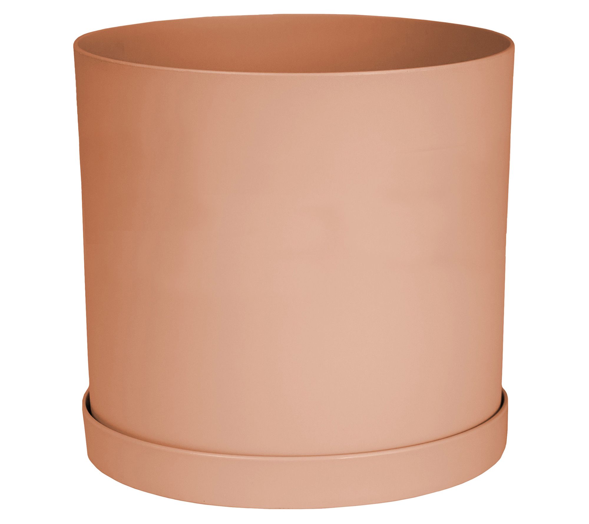 Bloem Mathers Round Planter With Saucer Tray: 12"