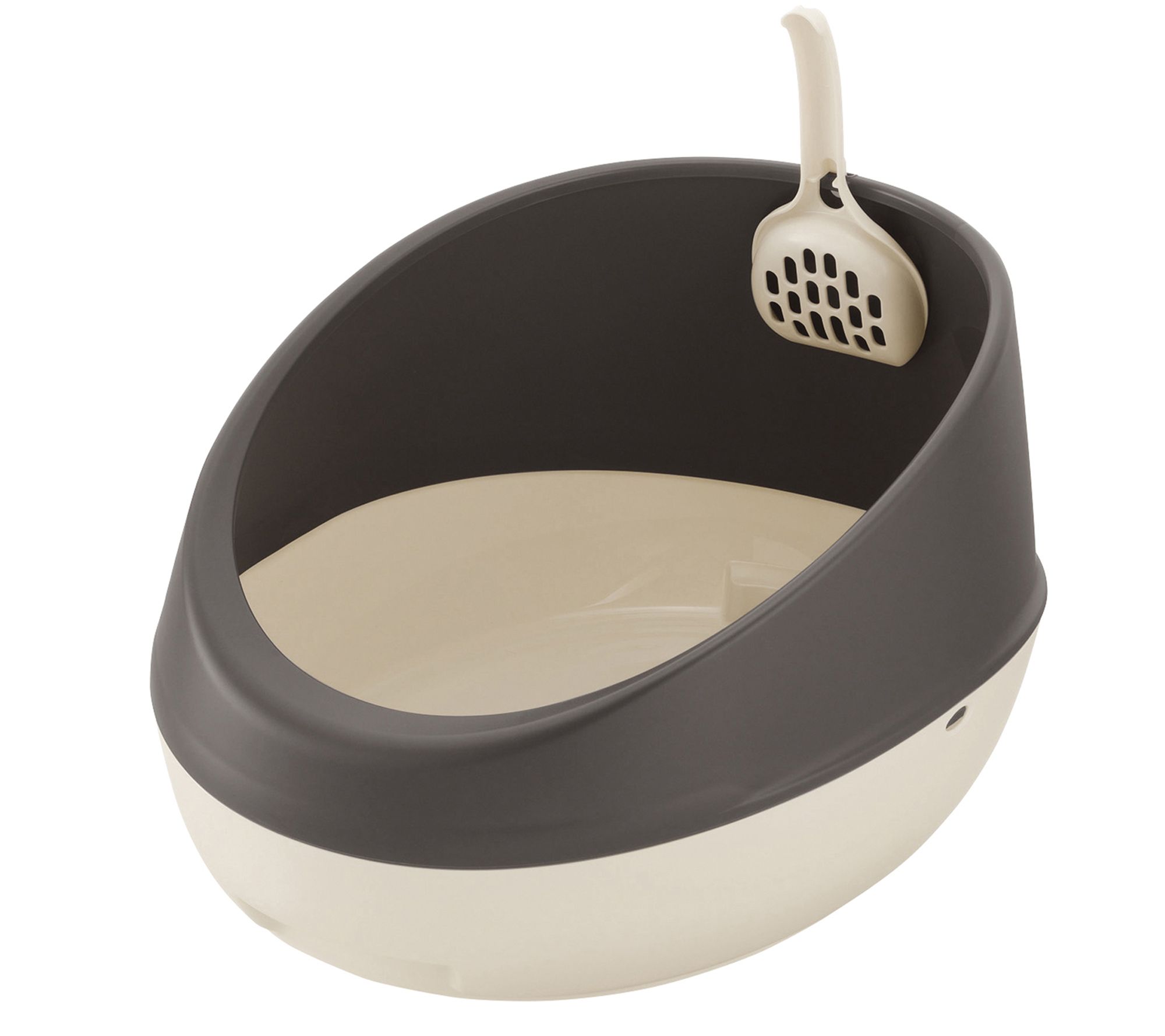 Richell PAW TRAX Rimmed Cat Litter Pan with Scoop