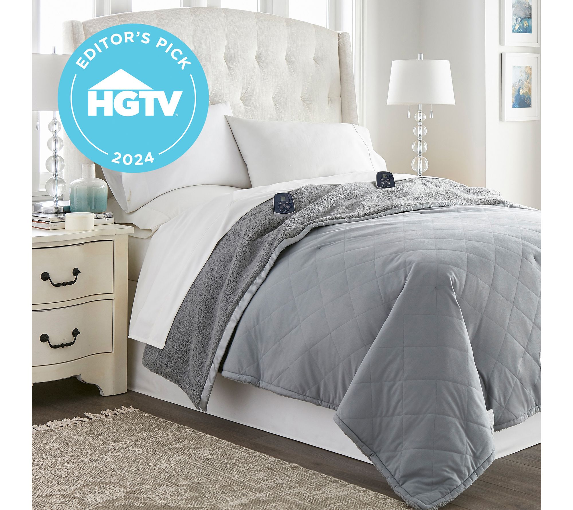 Shavel Micro Flannel Reverse to Sherpa Electric Blanket- King
