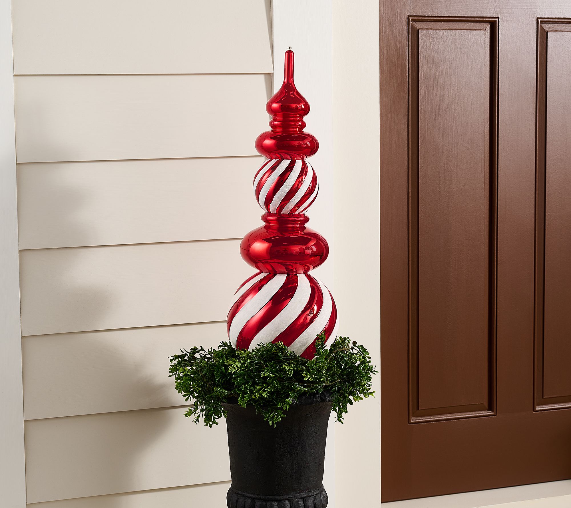 "As Is" Kringle Express 37" Oversize Finial Stake/ Hanging Decor