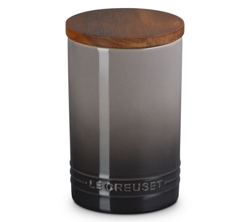 Le Creuset 26 oz. Signature Canister with Wood Lid