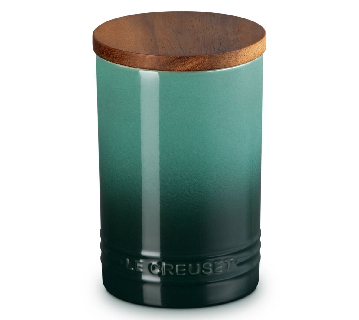 Le Creuset 26 oz. Signature Canister with Wood Lid