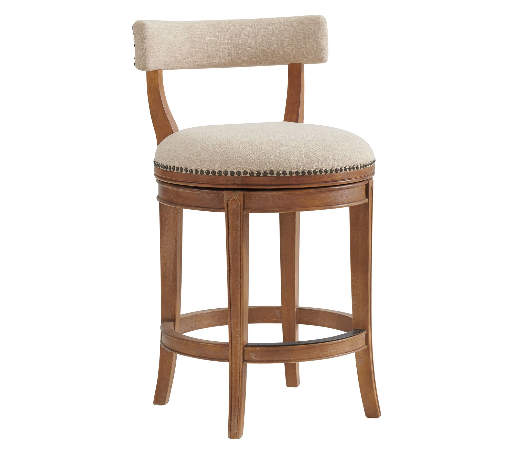 Alaterre Furniture Henning Swivel Counter Height Barstool