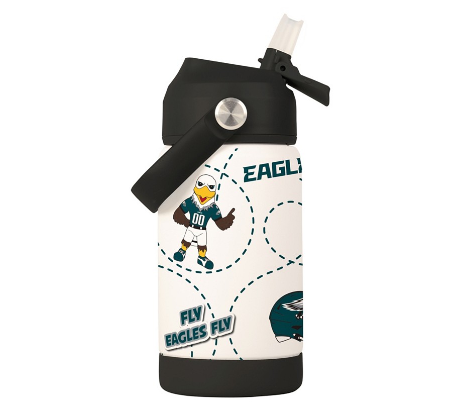 Logo Brands NFL 12oz Mascot SS Kids Bottle