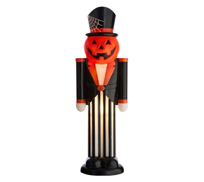  RC Home Decor - 36" Light-Up Pumpkin NutcrackerHalloween Blow