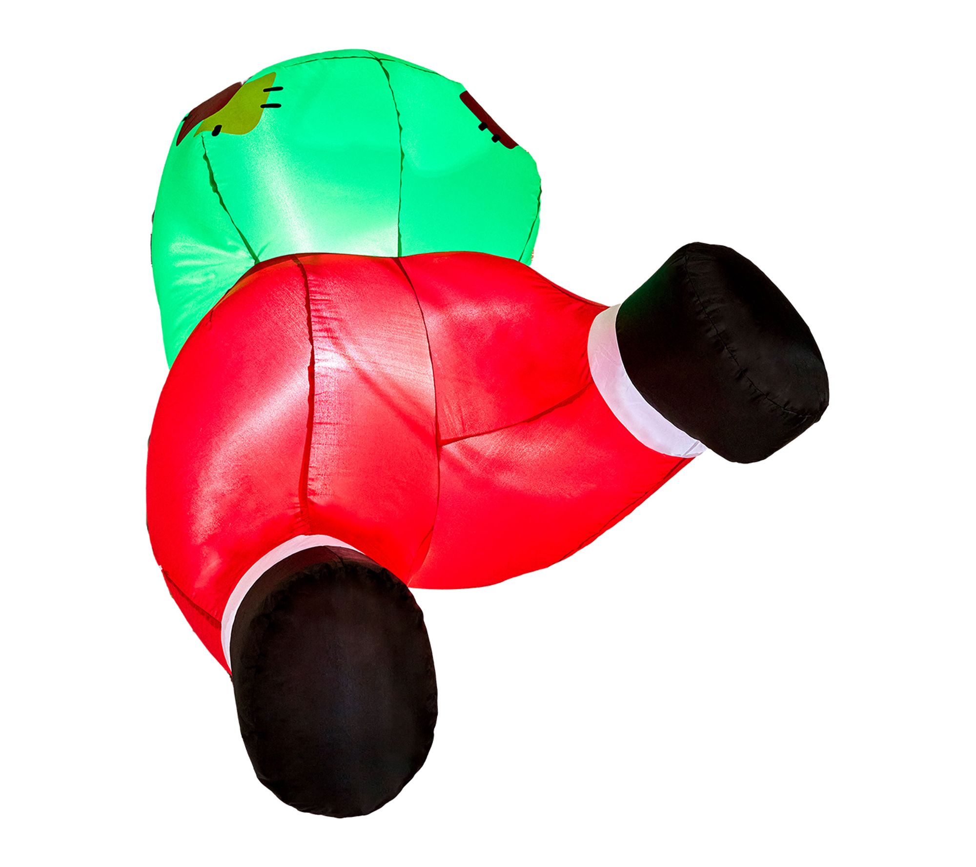 Joyfy 3ft Christmas Inflatable Santa Butt StuckBreak Out