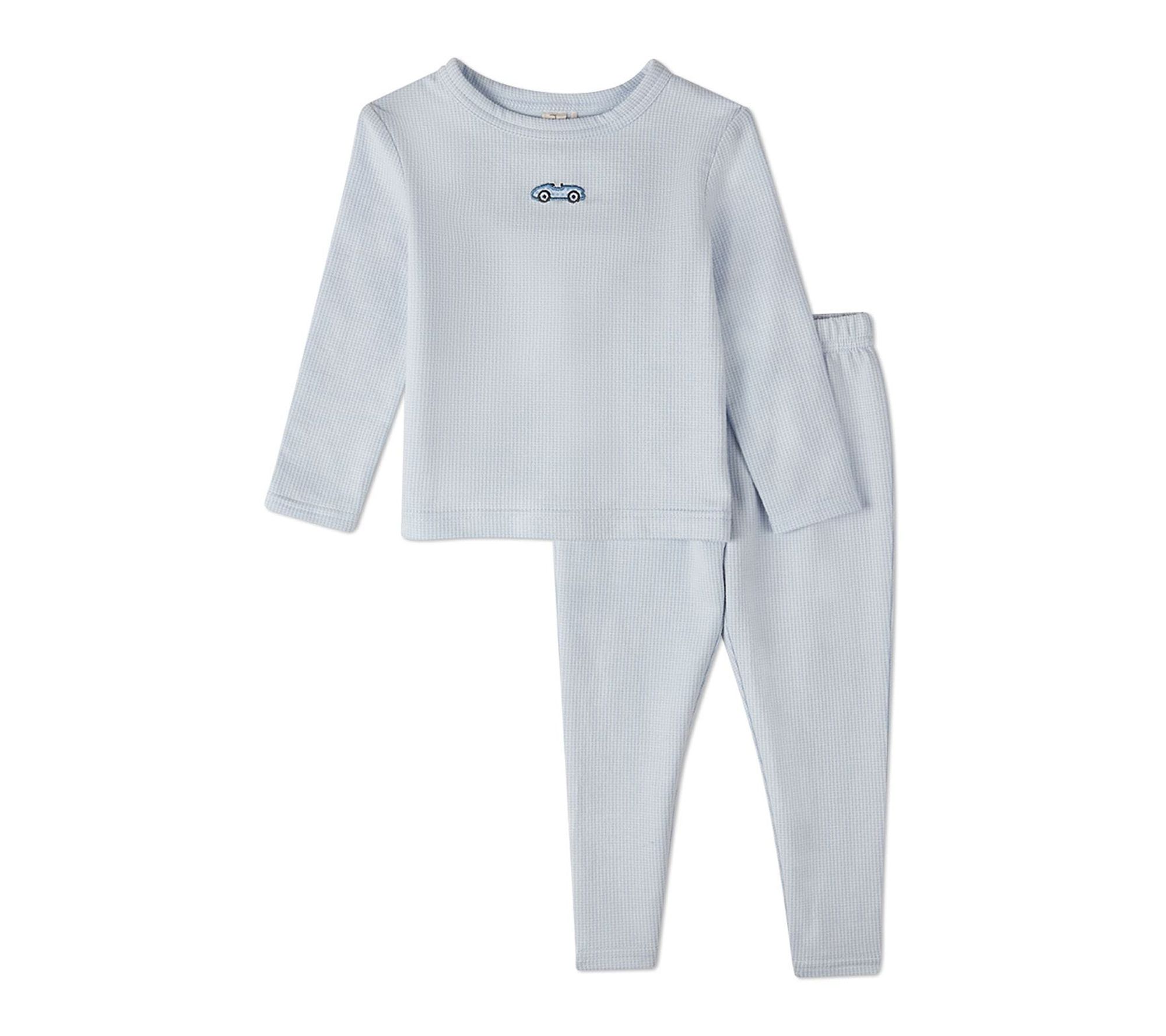 MiniMoi 2 Piece Boys Vintage Race Car Pull-On Pajama Set