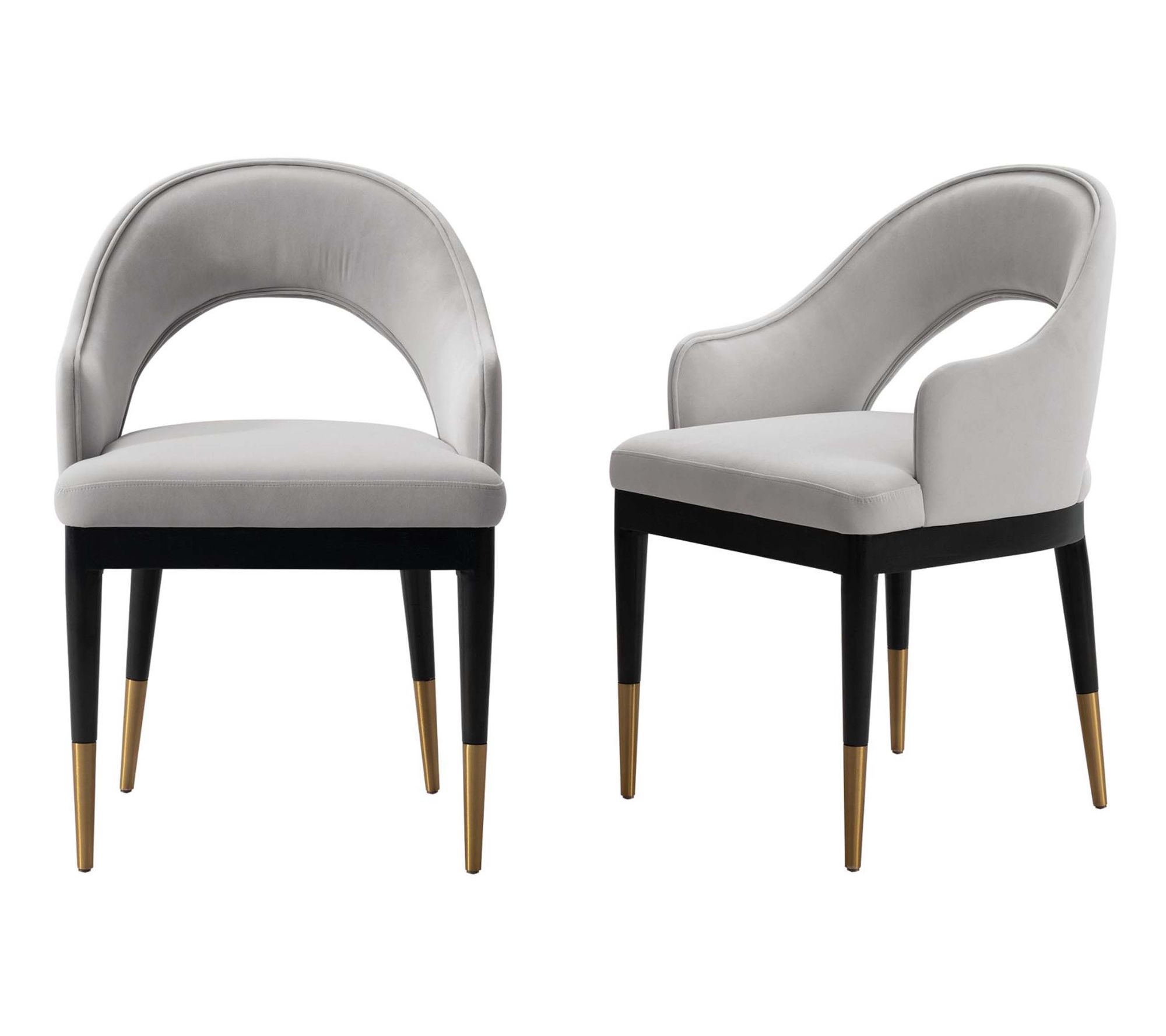 Manhattan Comfort Carrington Upholstered Armchair - Set of 2