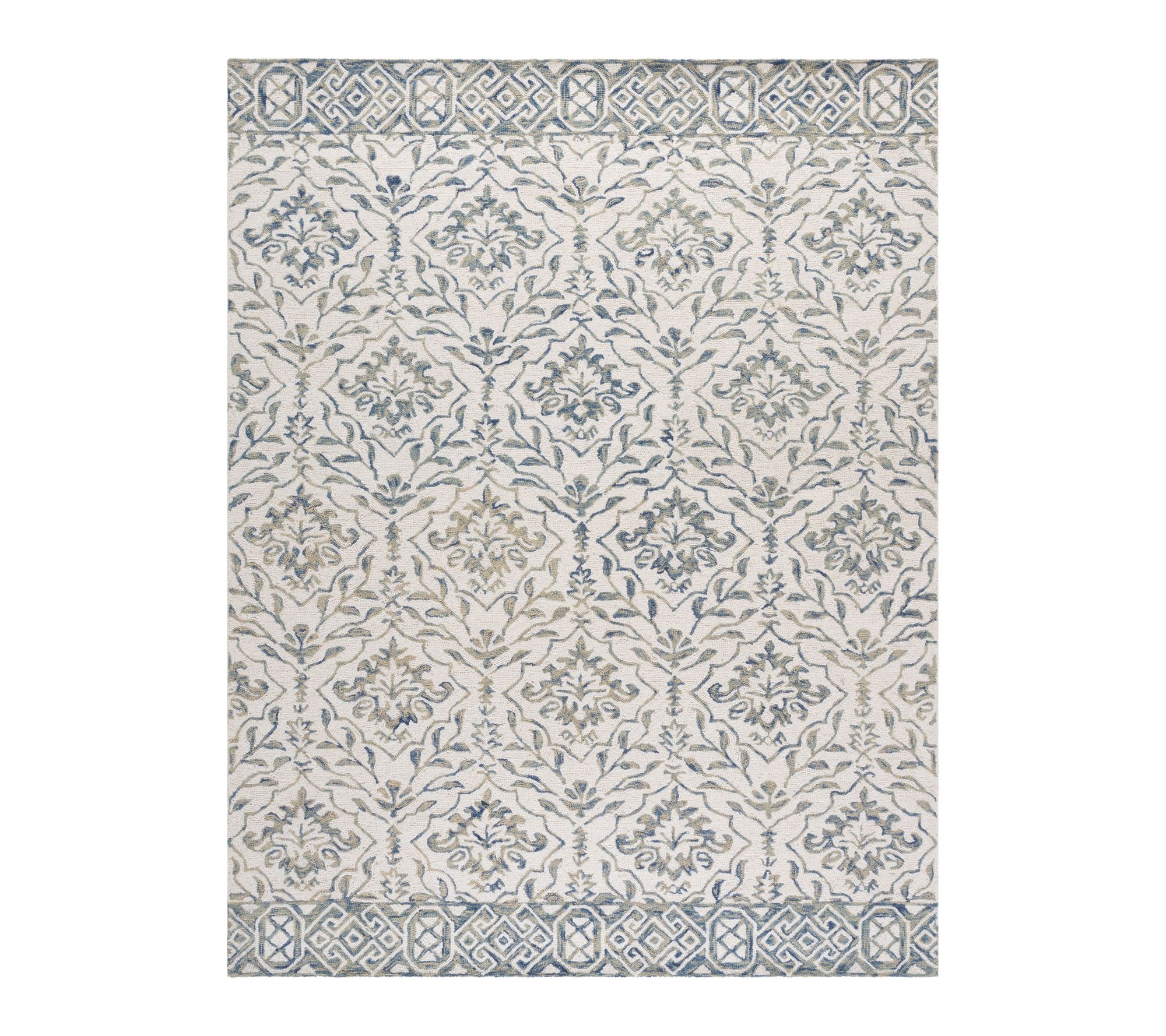 Dip Dye Fleur 10' x 14' Wool Rug by Valerie