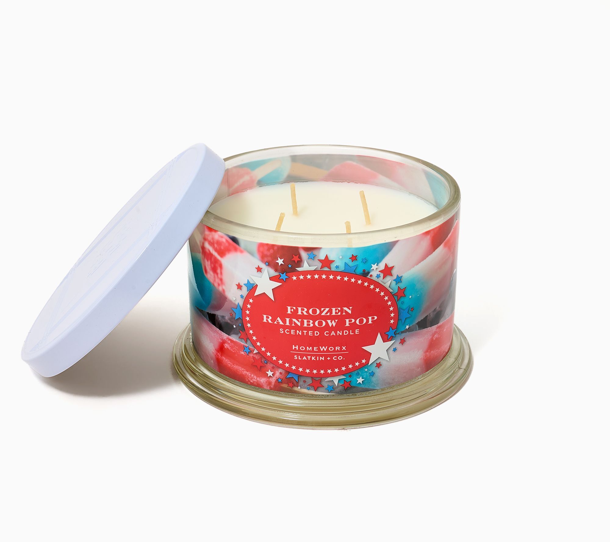 HomeWorx by Slatkin + Co. 18oz Frozen Rainbow Pop Candle