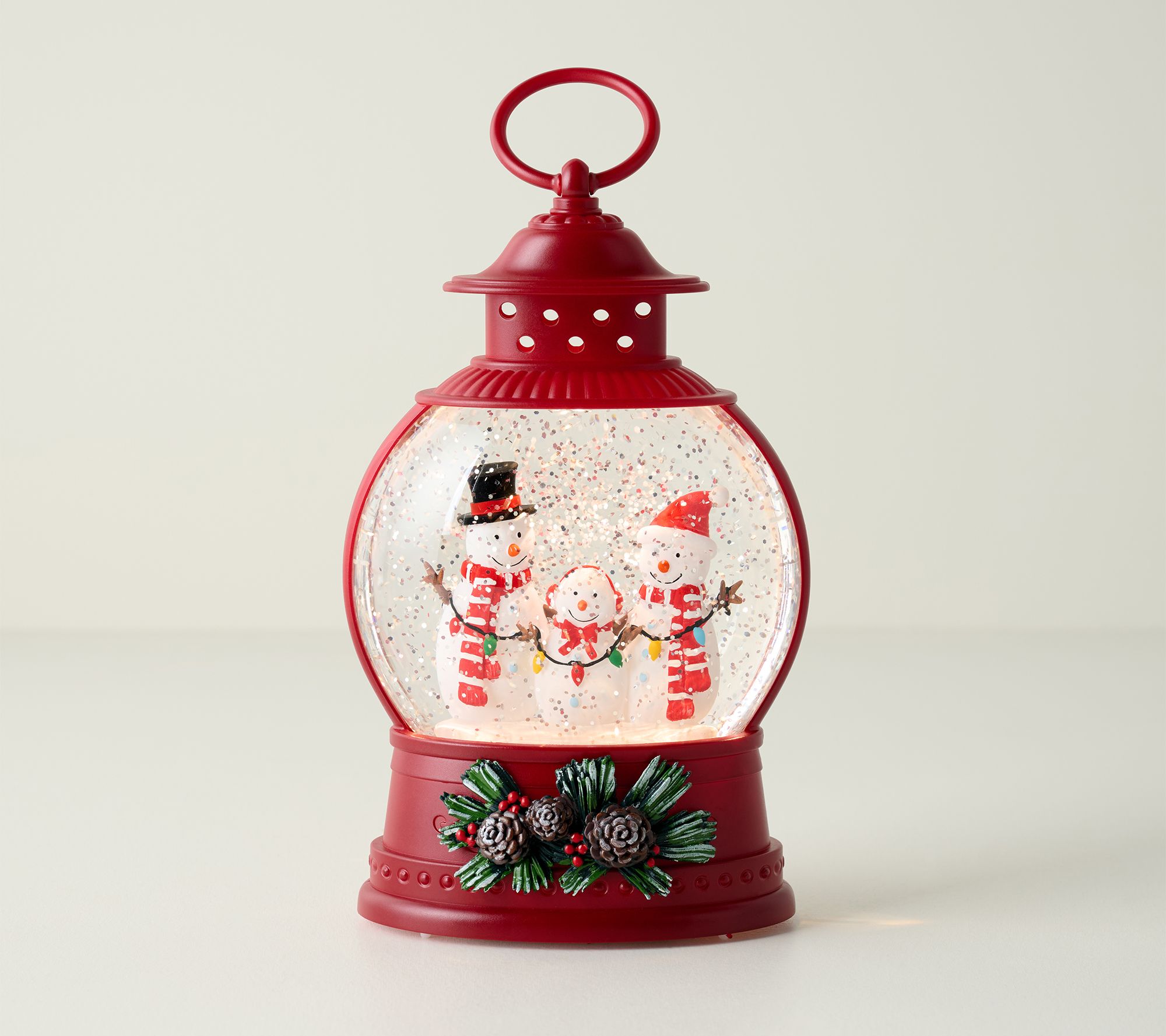 "As Is" Kringle Express LED Glitter Globe with Holiday Icons