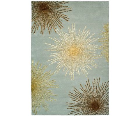 Soho 2' x 3' Abstract Handtufted Wool/Viscose Blend Rug