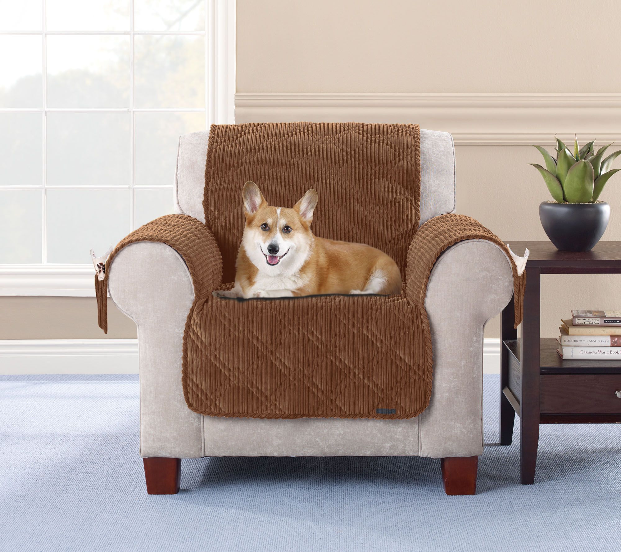 Sure Fit Corduroy Chair Furniture Cover