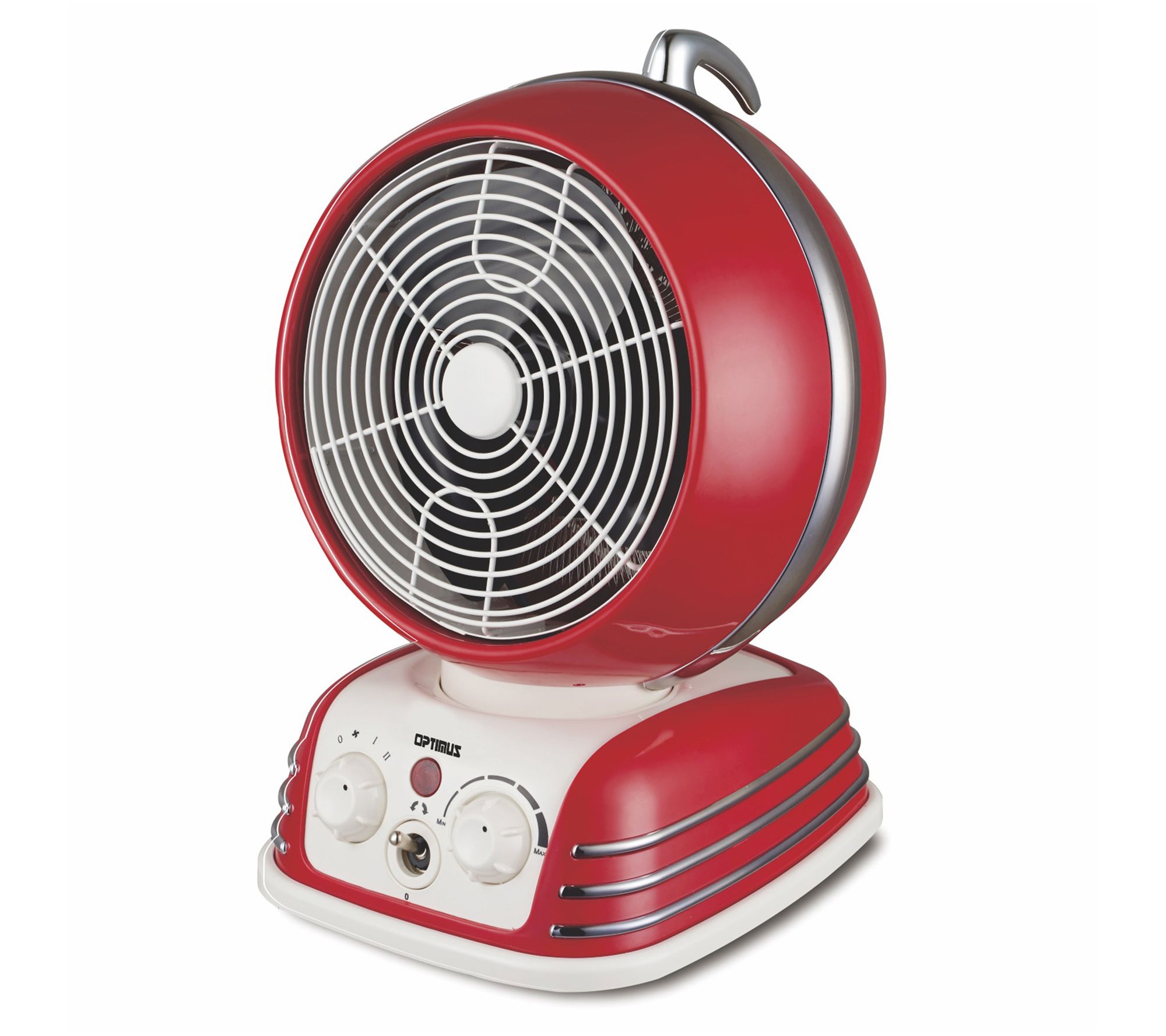 Optimus Retro Design Oscillating Fan Heater