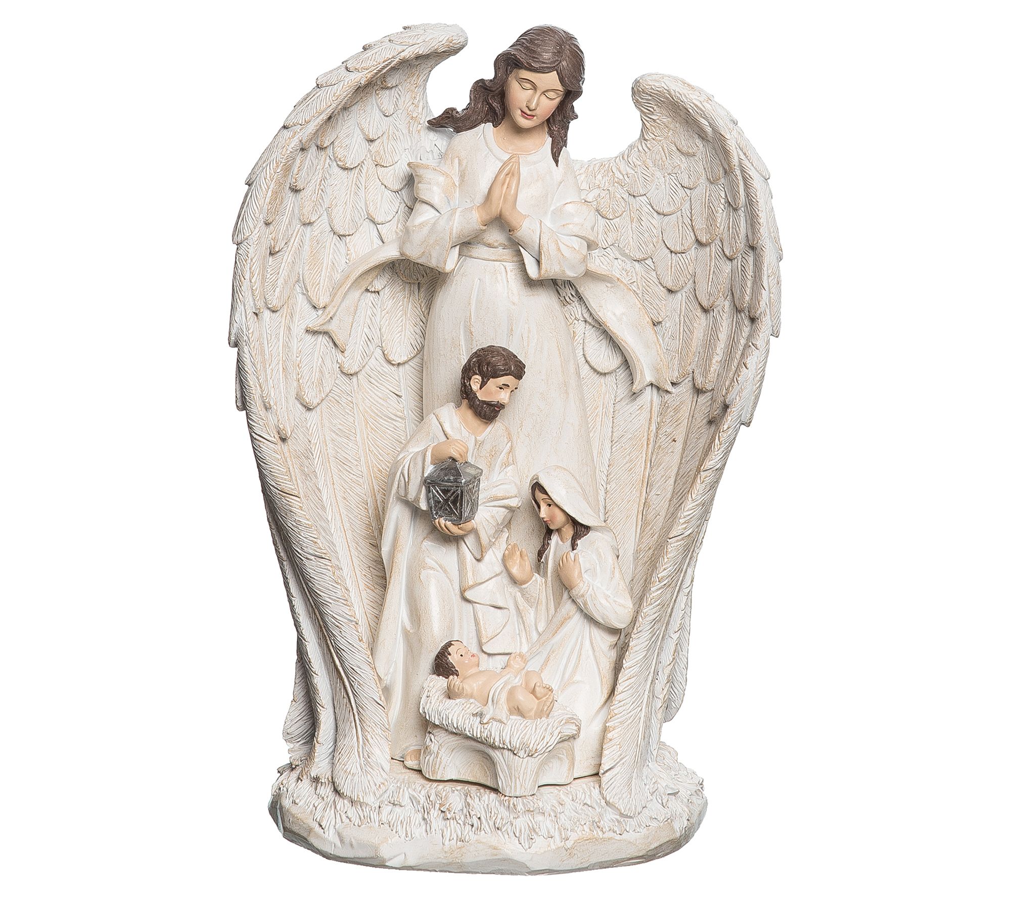 C&F Home Angel With Holy Christmas Family Decor