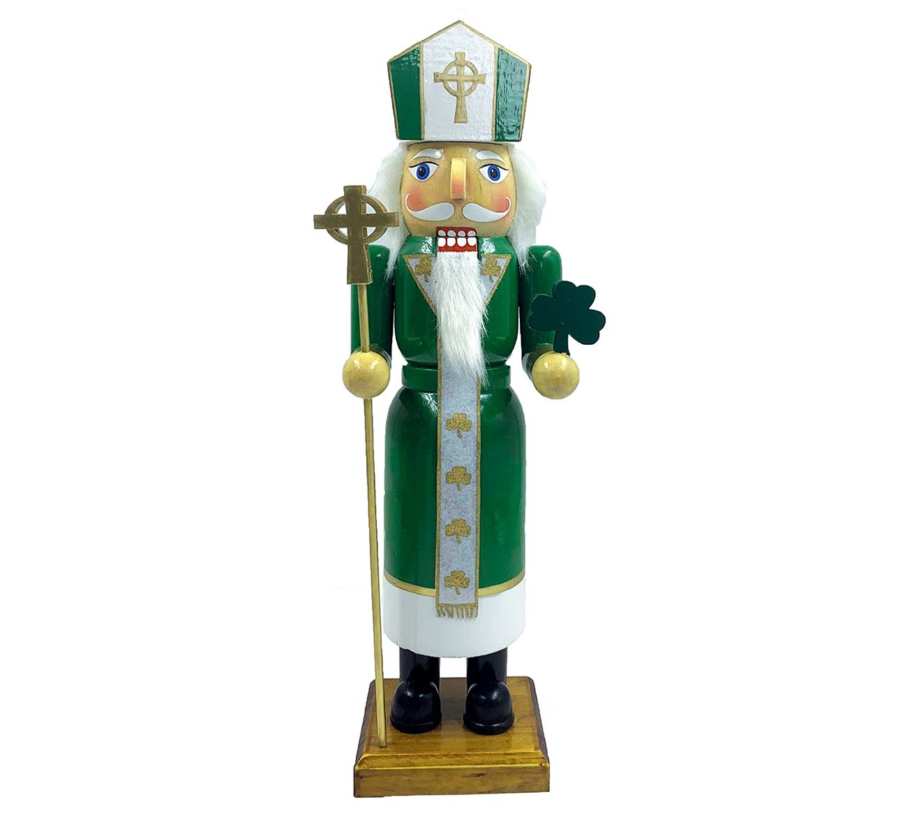 Santa's Workshop 14" St. Patrick Nutcracker